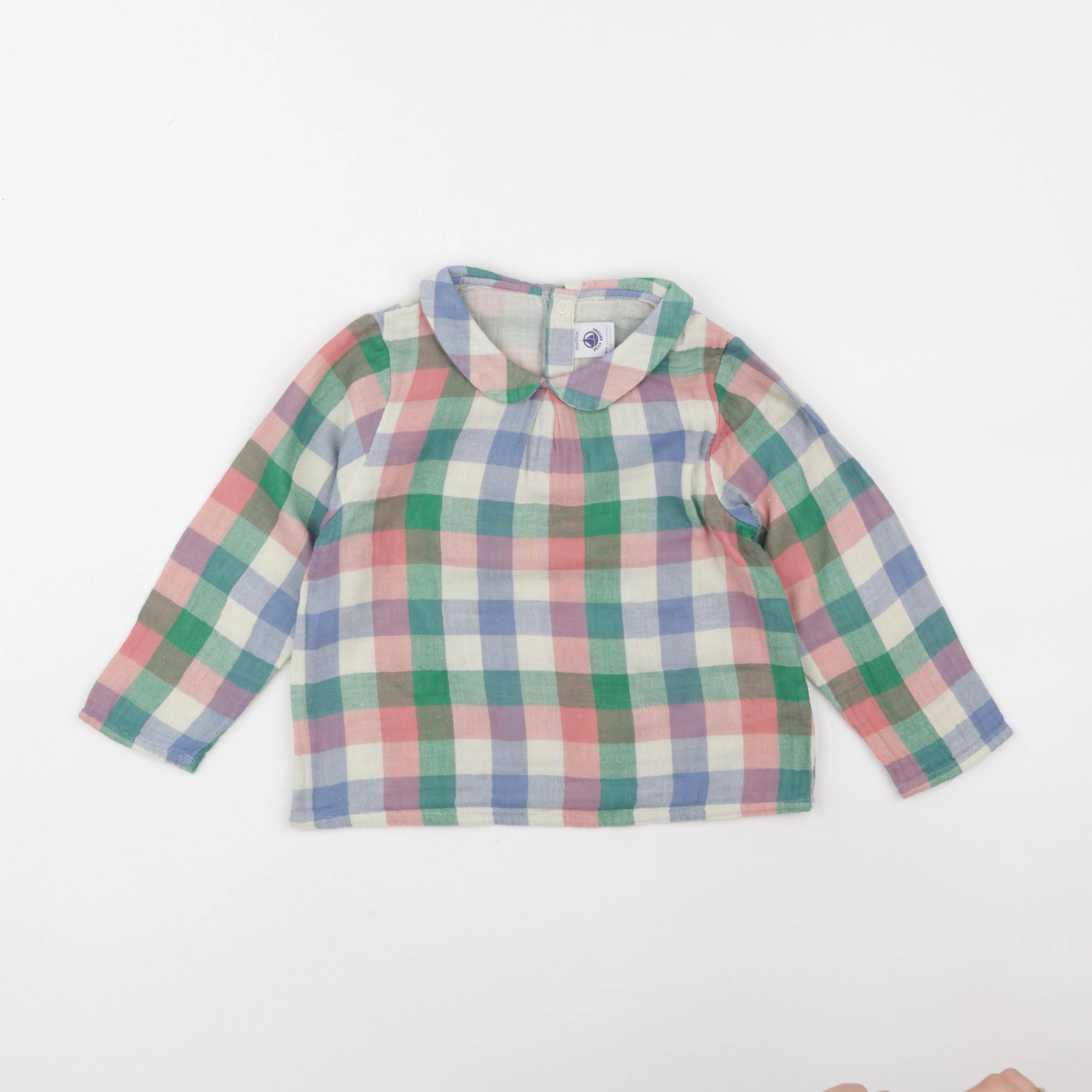 Petit Bateau - blouse multicolore - 36 mois