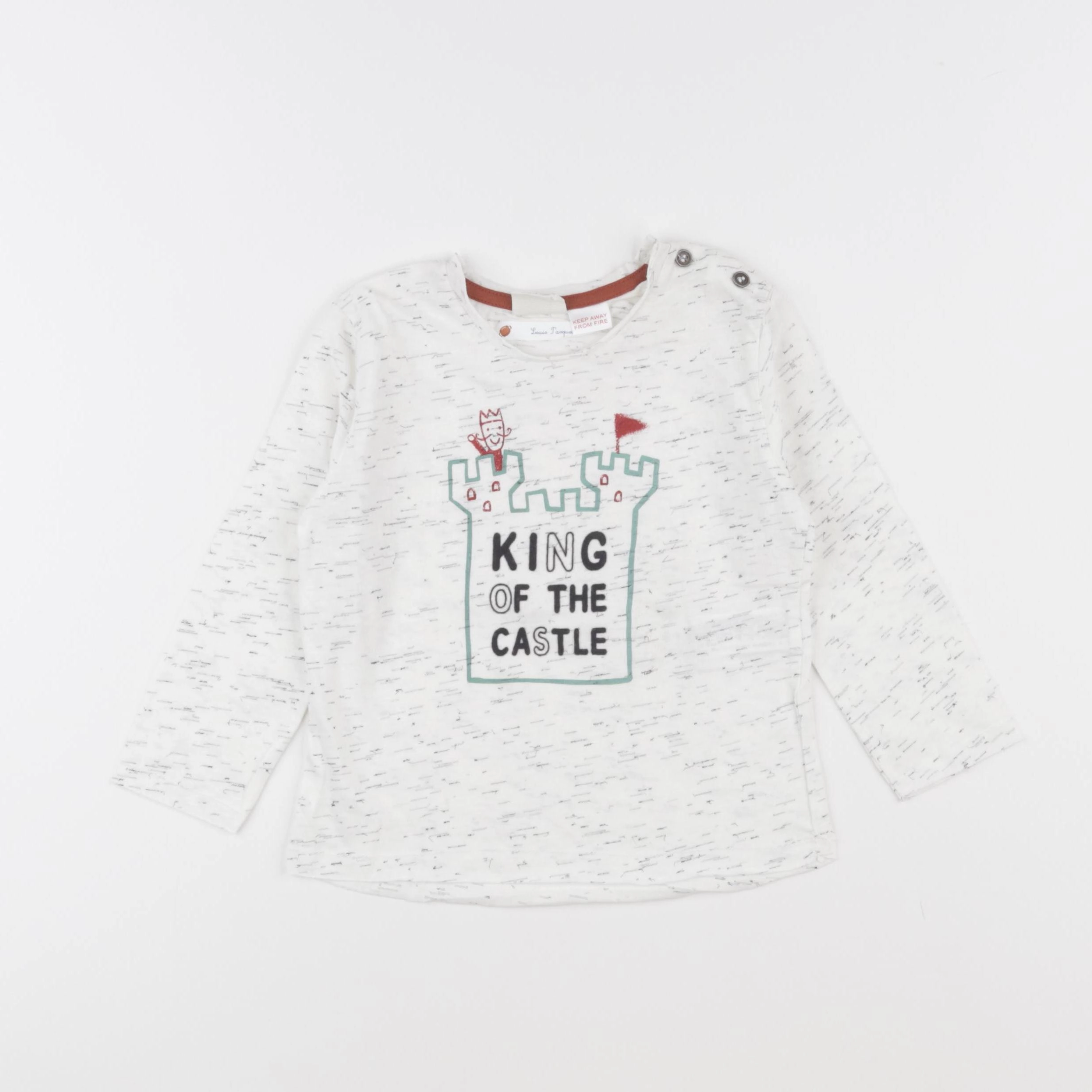 Zara - tee-shirt gris - 12/18 mois