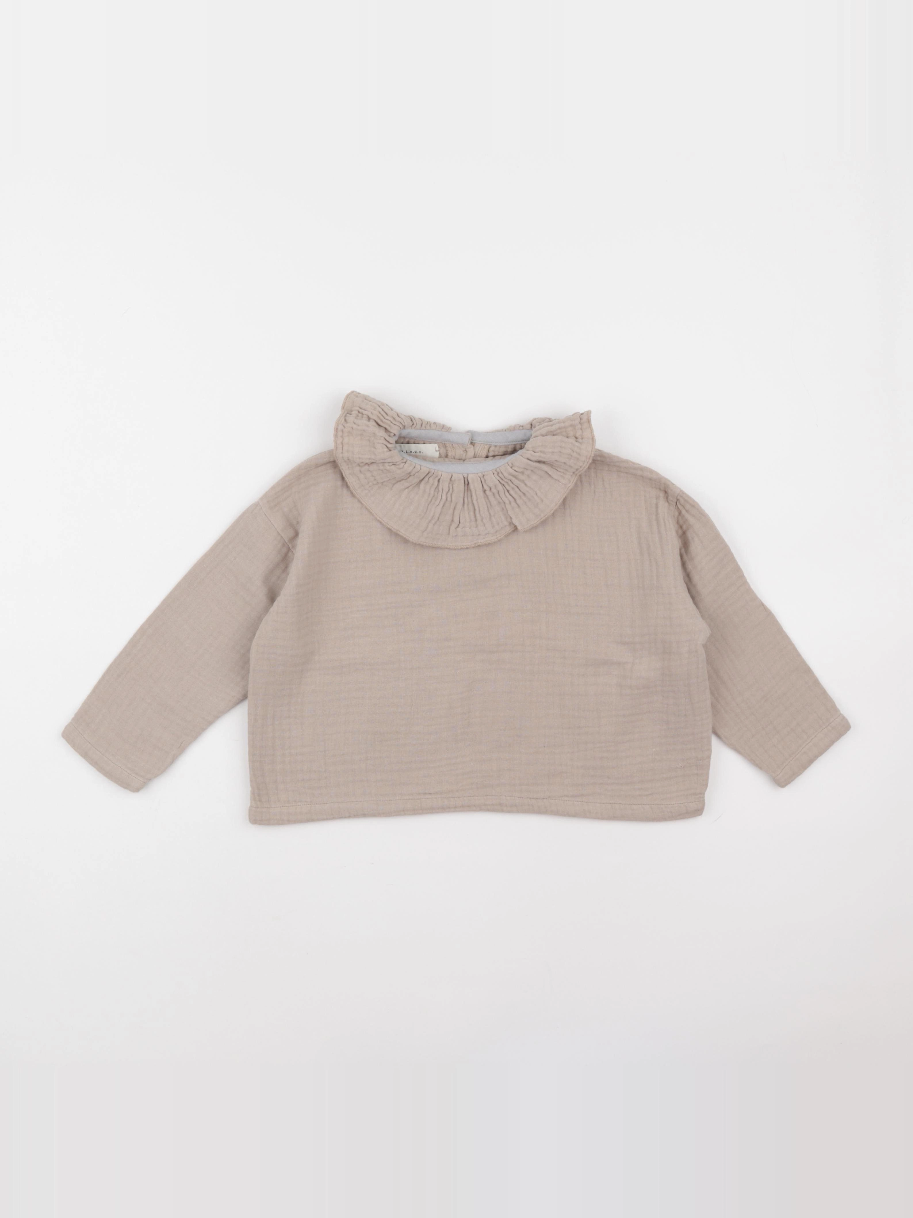 Les Minus - blouse beige - 2 ans