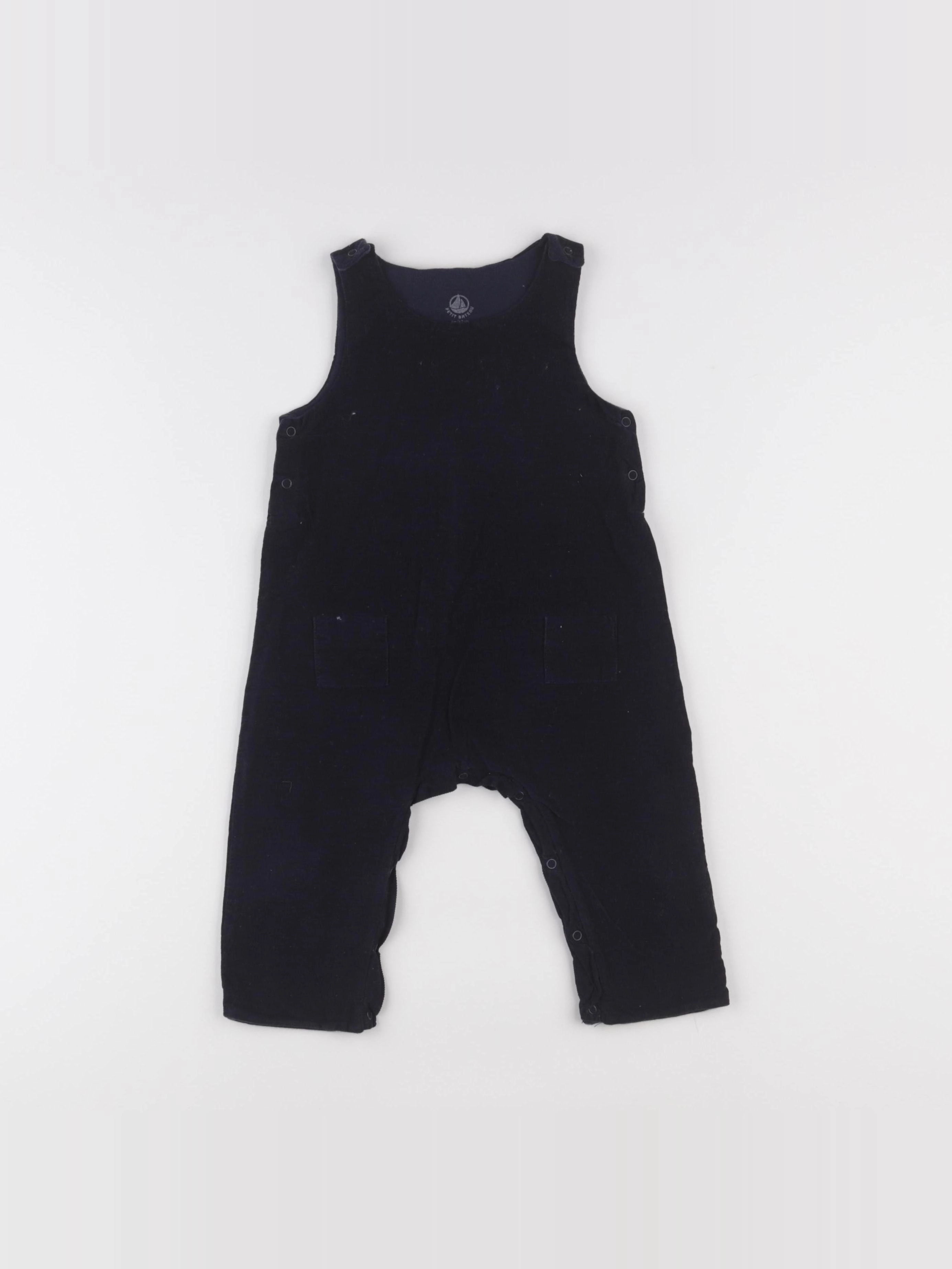 Petit Bateau - combinaison bleu - 6 mois