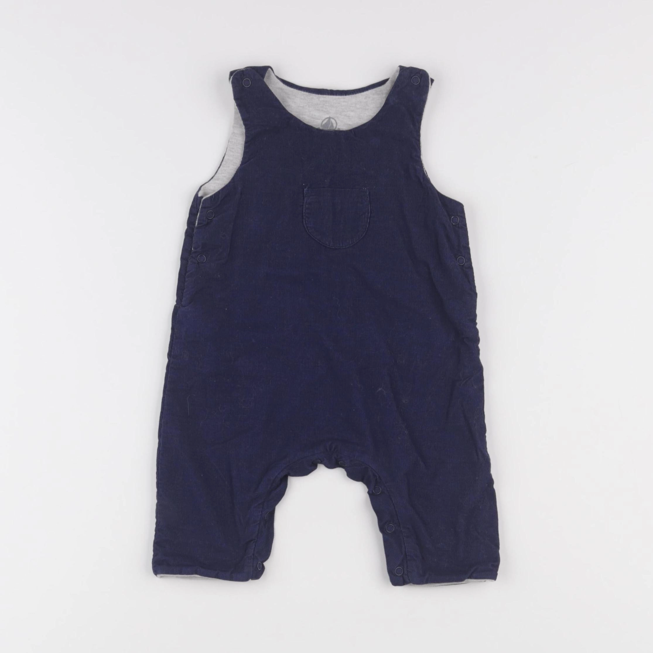 Petit Bateau - combinaison bleu - 1 mois