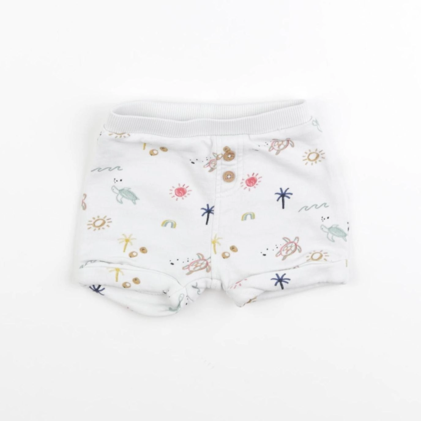Vertbaudet - short blanc - 1 mois