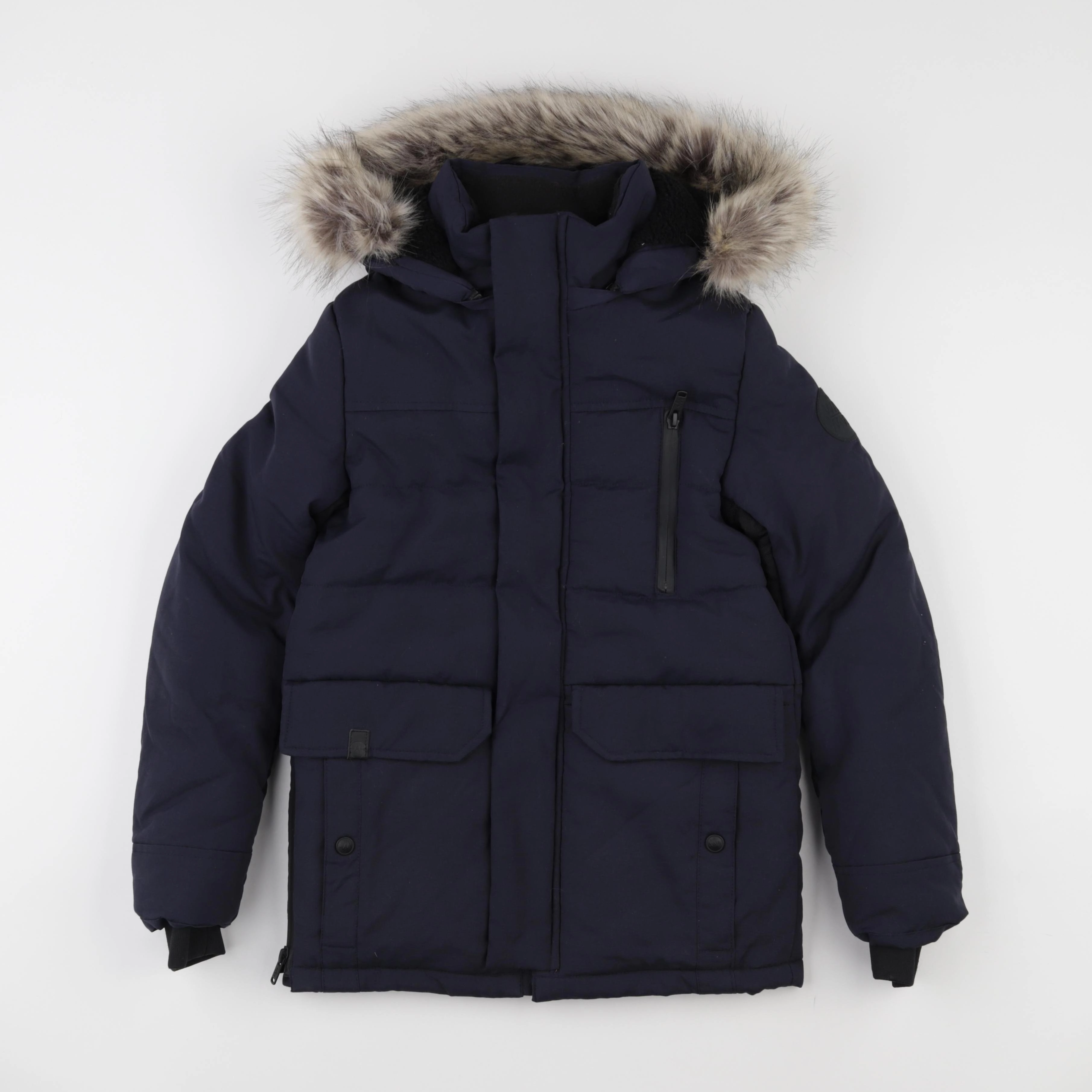 IKKS - doudoune bleu - 10 ans