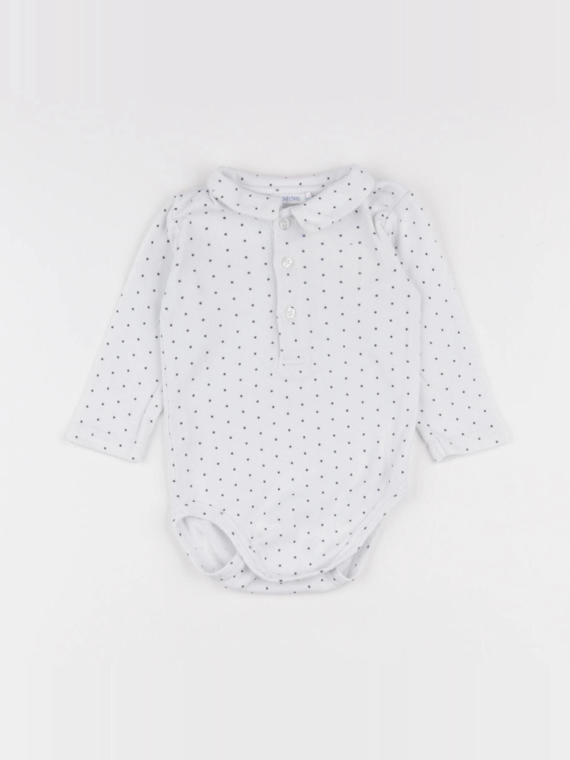 Boutchou - body blanc - 9 mois