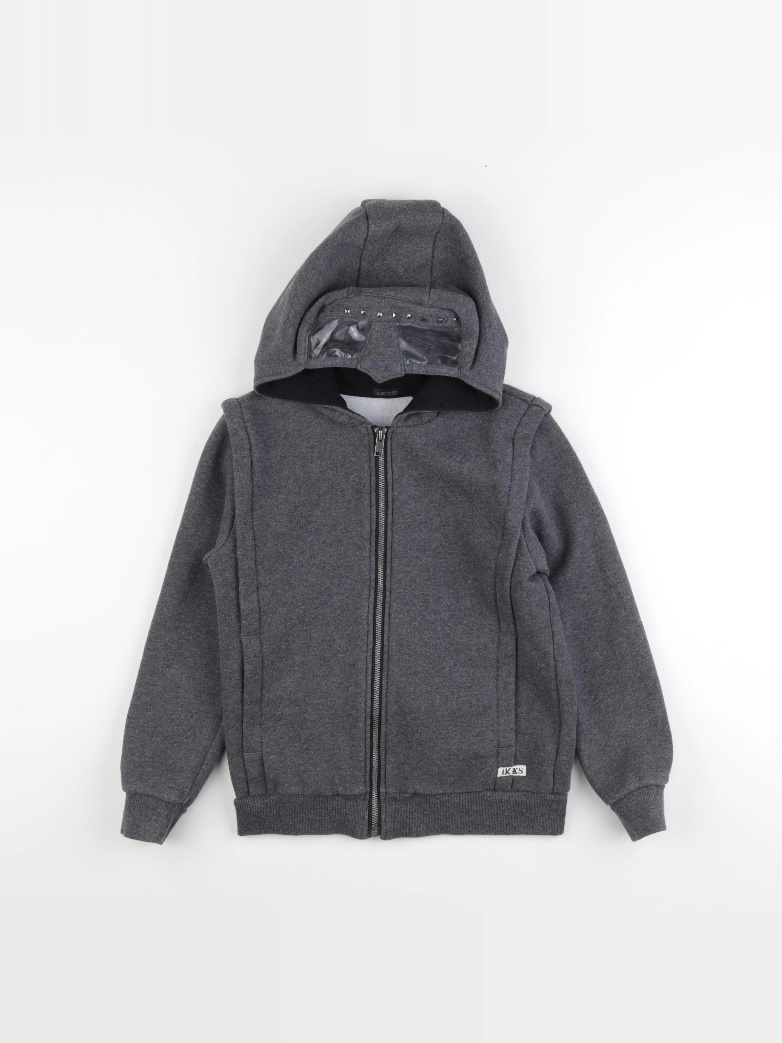 IKKS - sweat gris - 10 ans