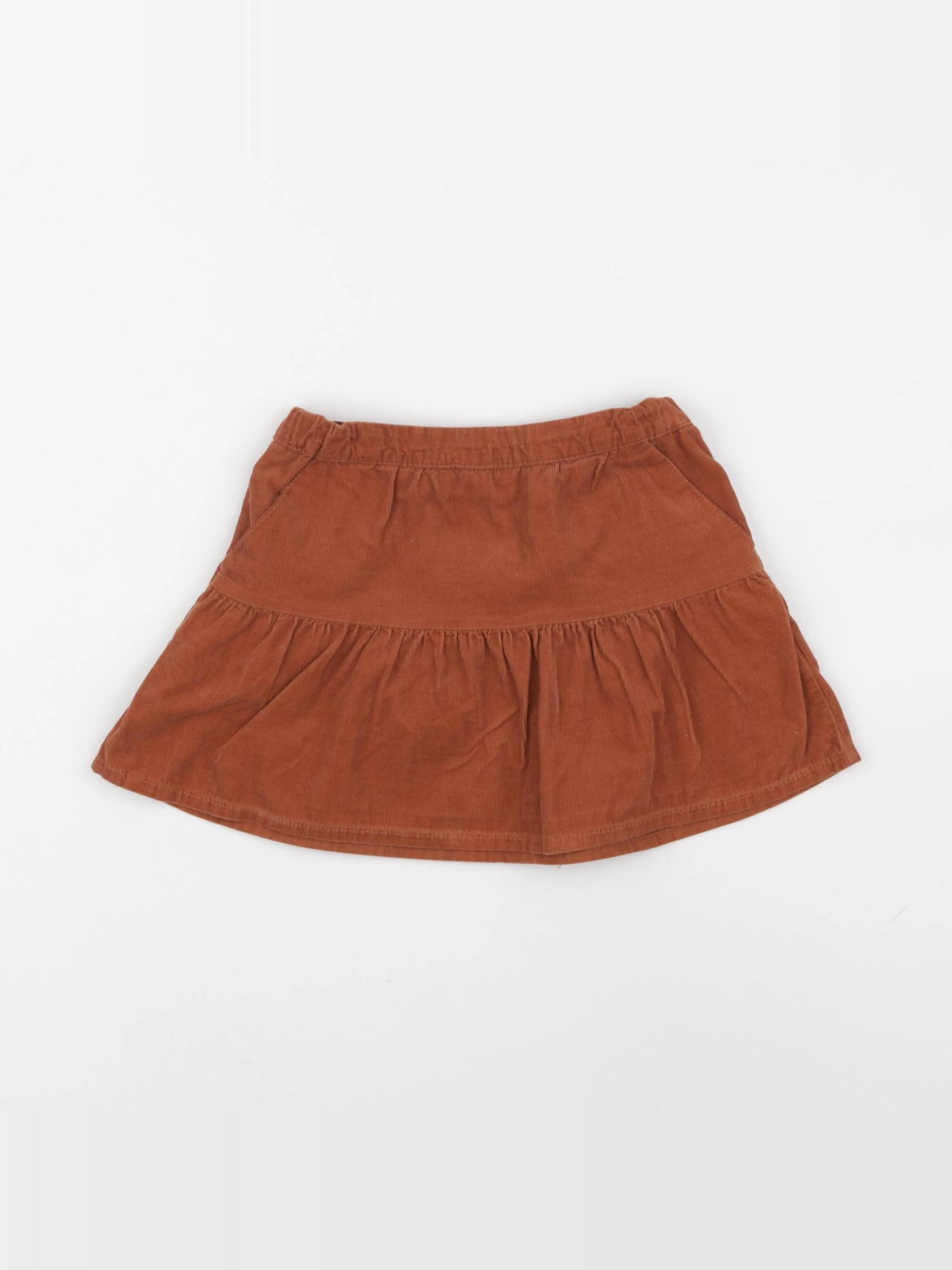 Vertbaudet - jupe marron - 4 ans