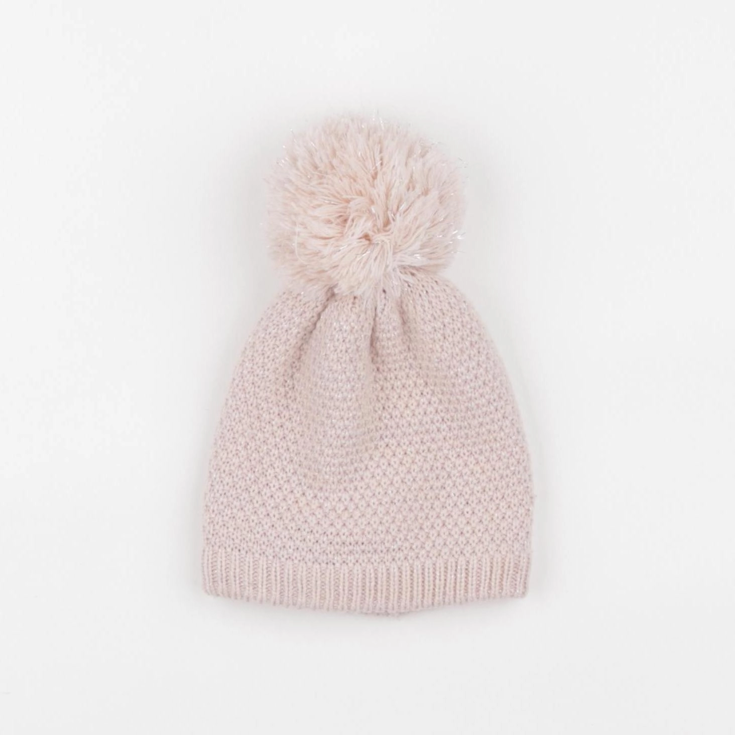 Vertbaudet - bonnet rose - 2/3 ans