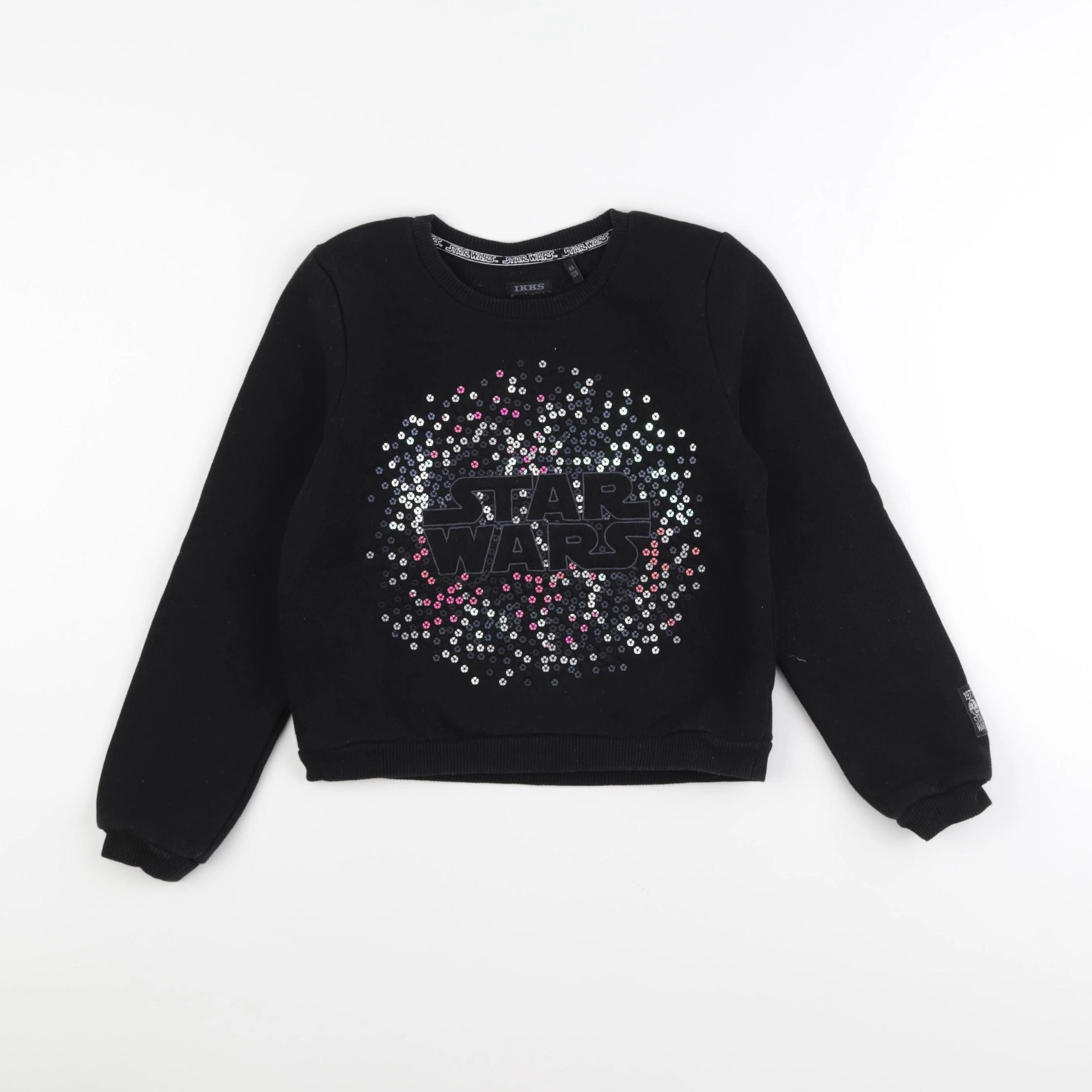 IKKS - sweat noir - 8 ans