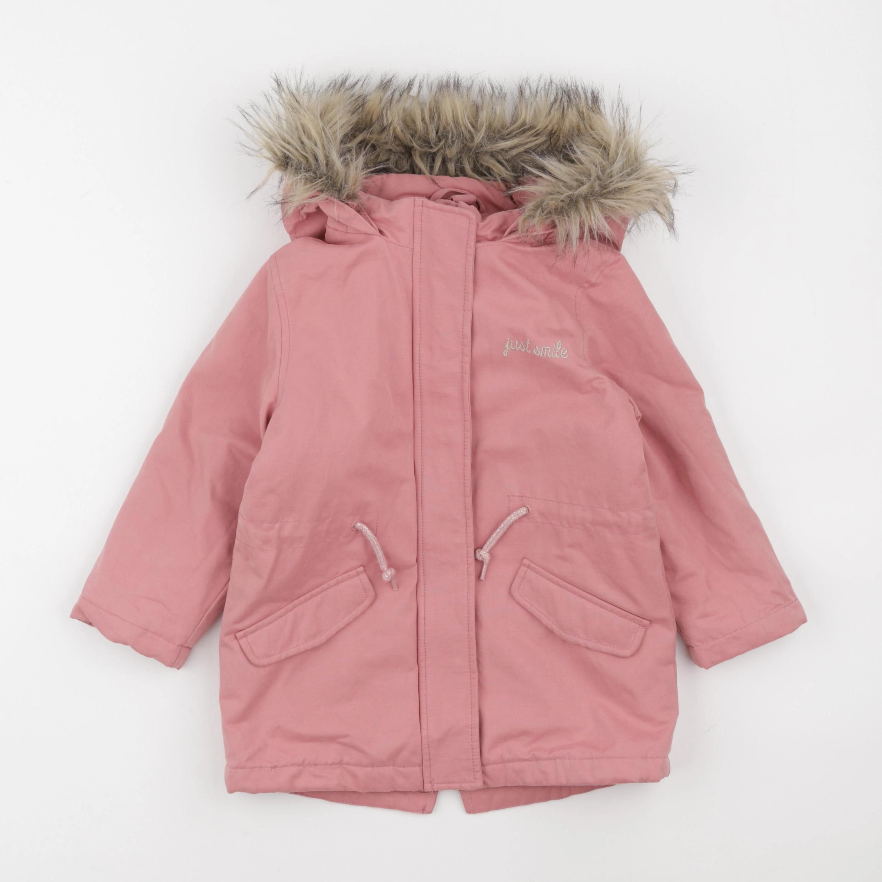 Vertbaudet - parka rose - 5 ans