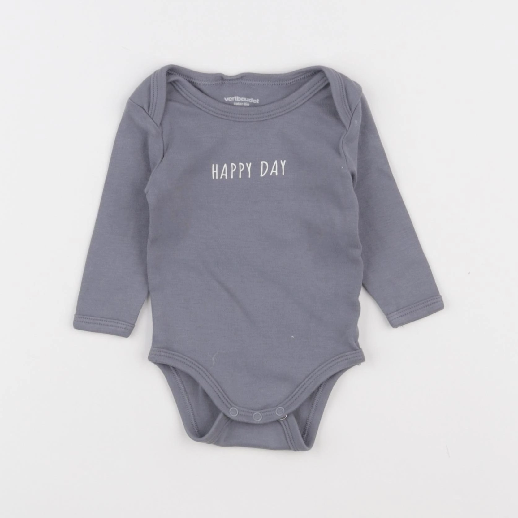 Vertbaudet - body bleu - 3 mois