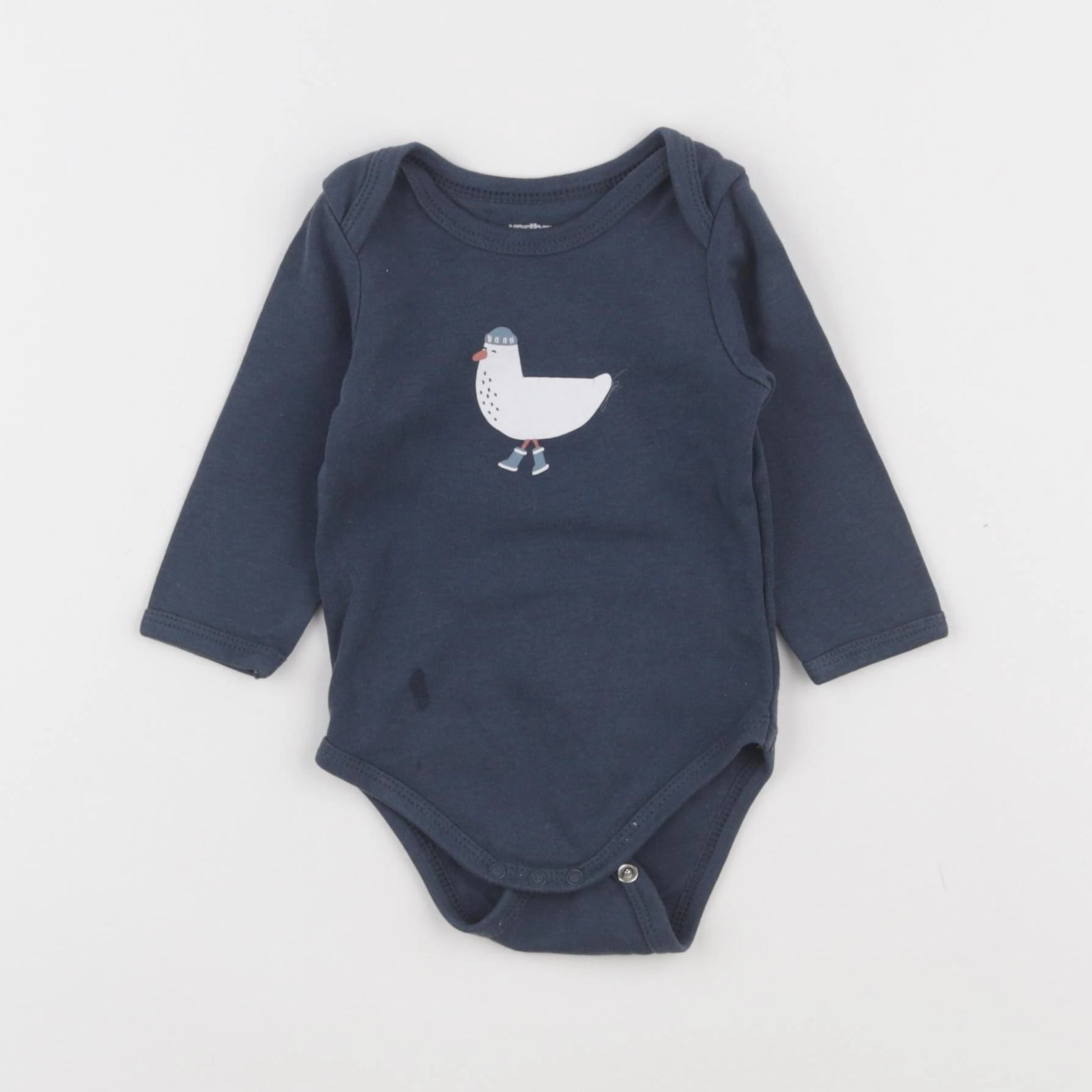 Vertbaudet - body bleu - 6 mois