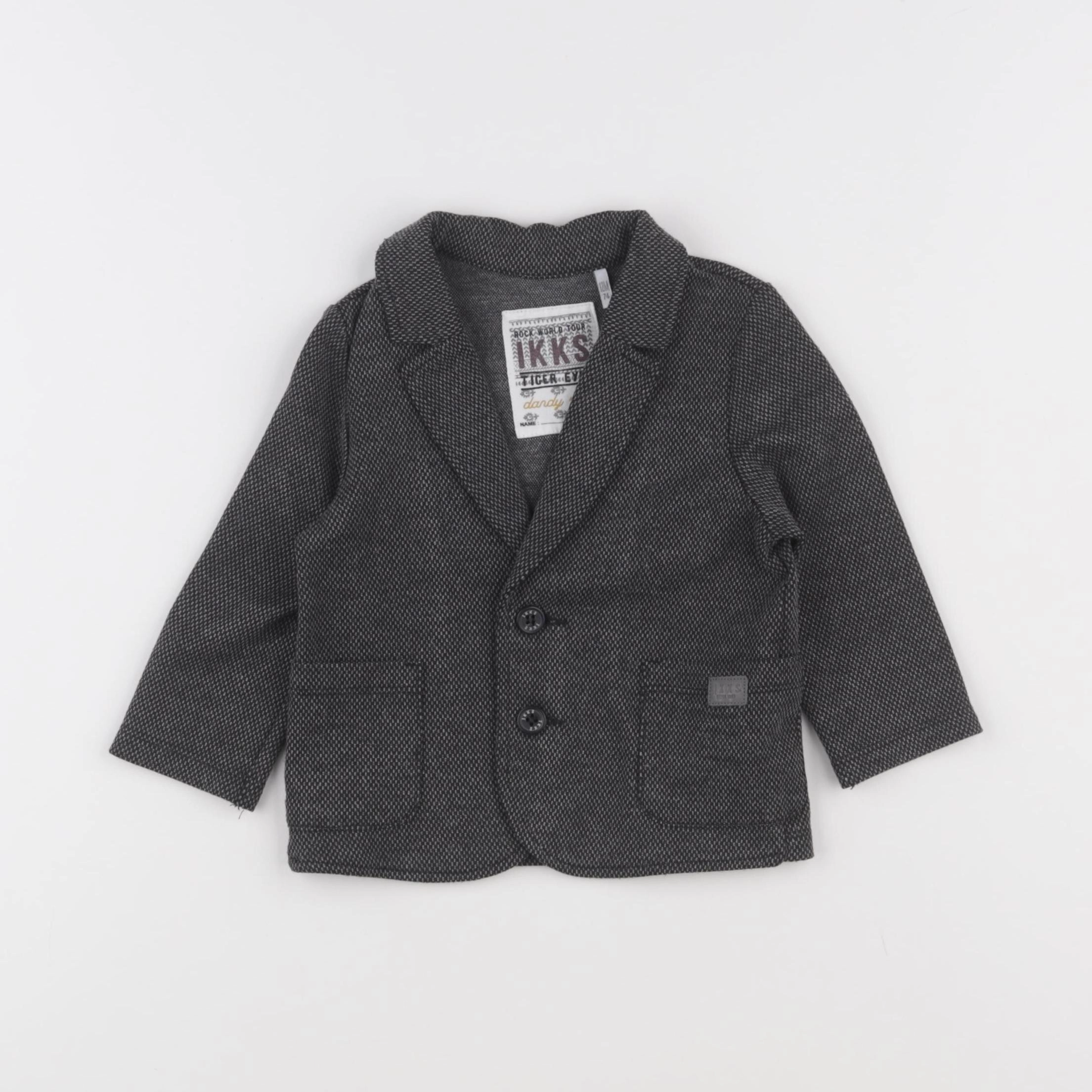 IKKS - veste noir - 12 mois