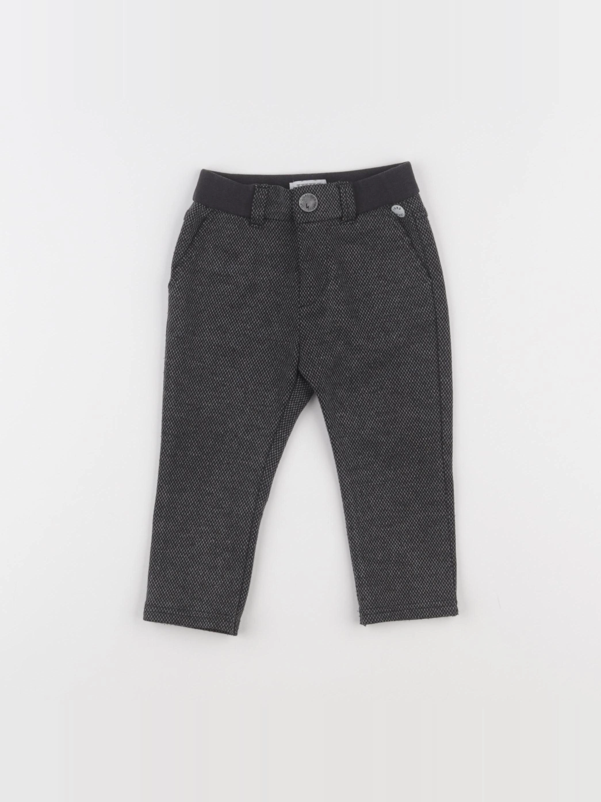 IKKS - pantalon gris - 12 mois