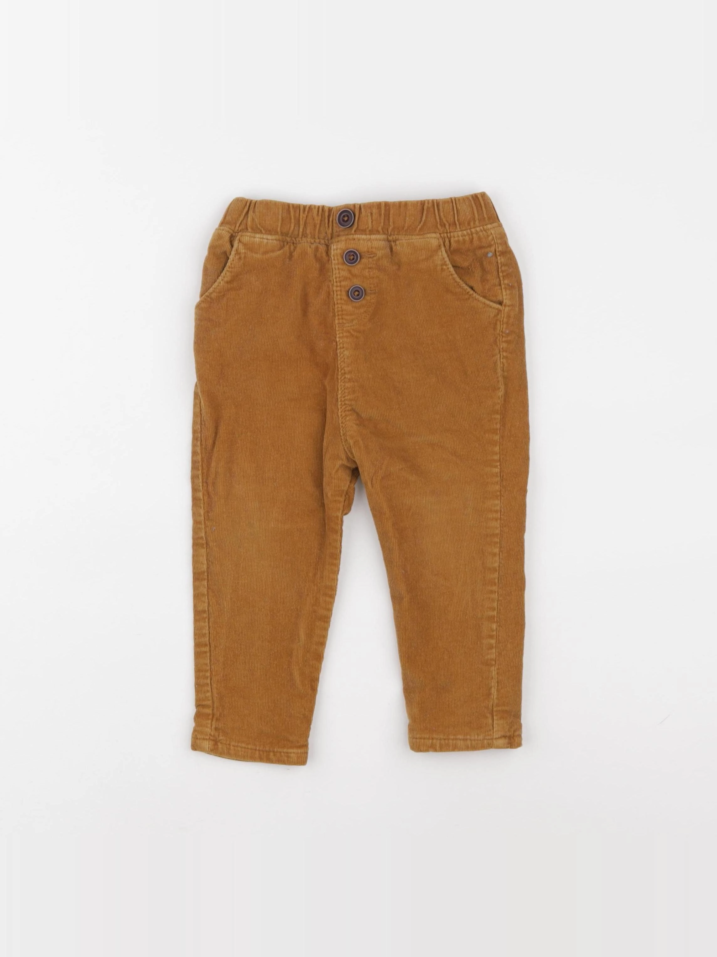 Tape à l'oeil - pantalon doublé marron - 18 mois