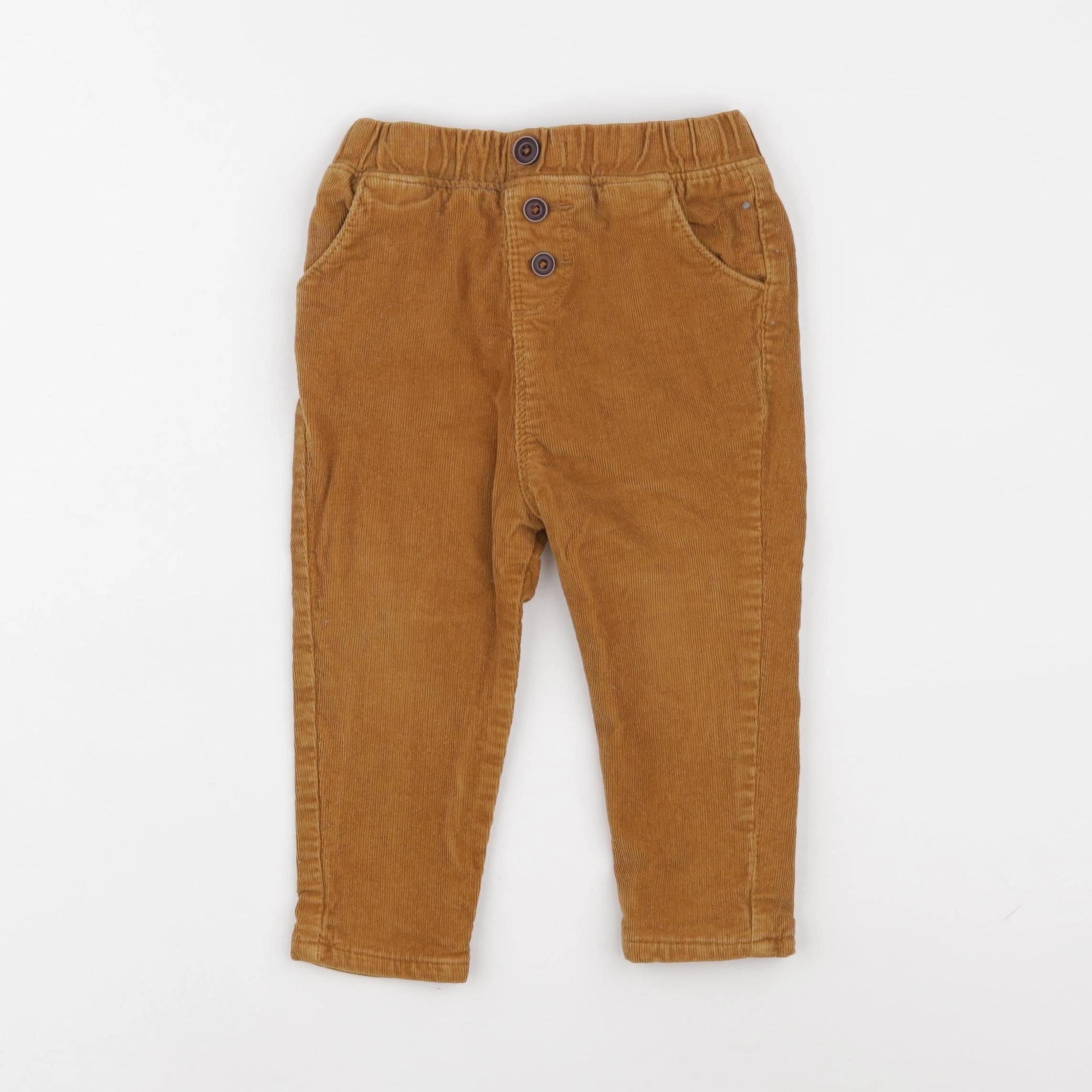 Tape à l'oeil - pantalon doublé marron - 18 mois