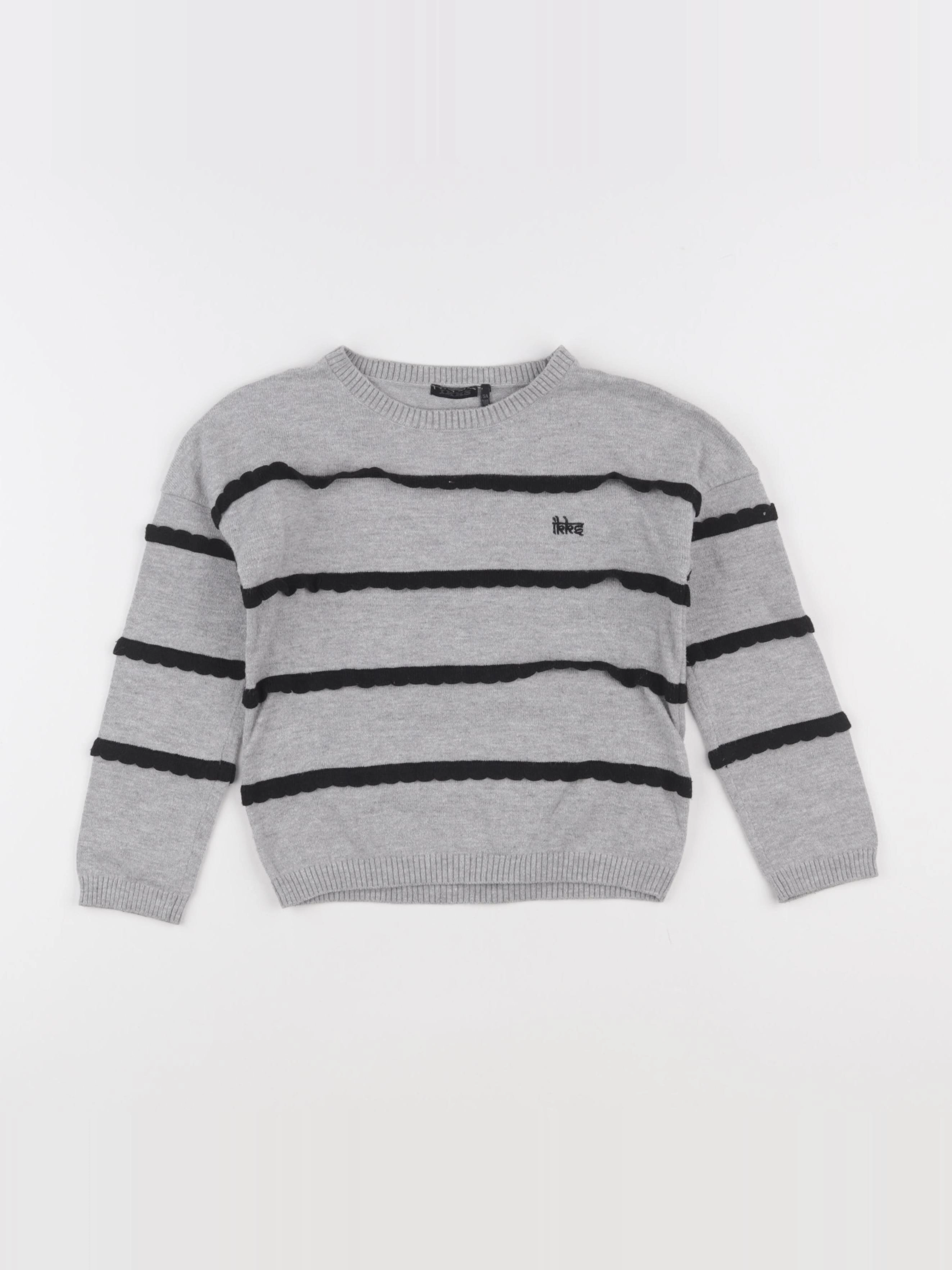 IKKS - pull gris - 5 ans
