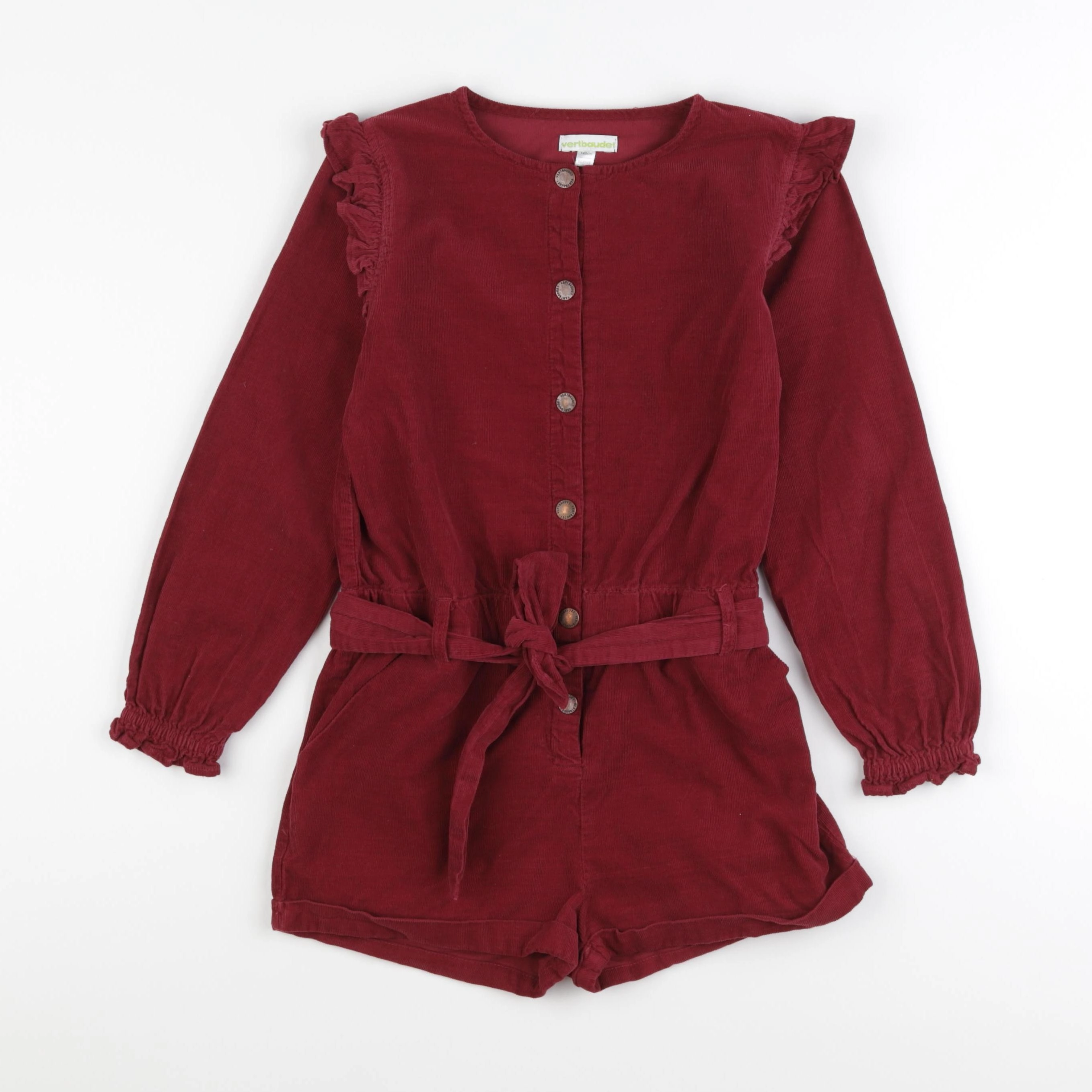 Vertbaudet - combinaison rouge - 10 ans