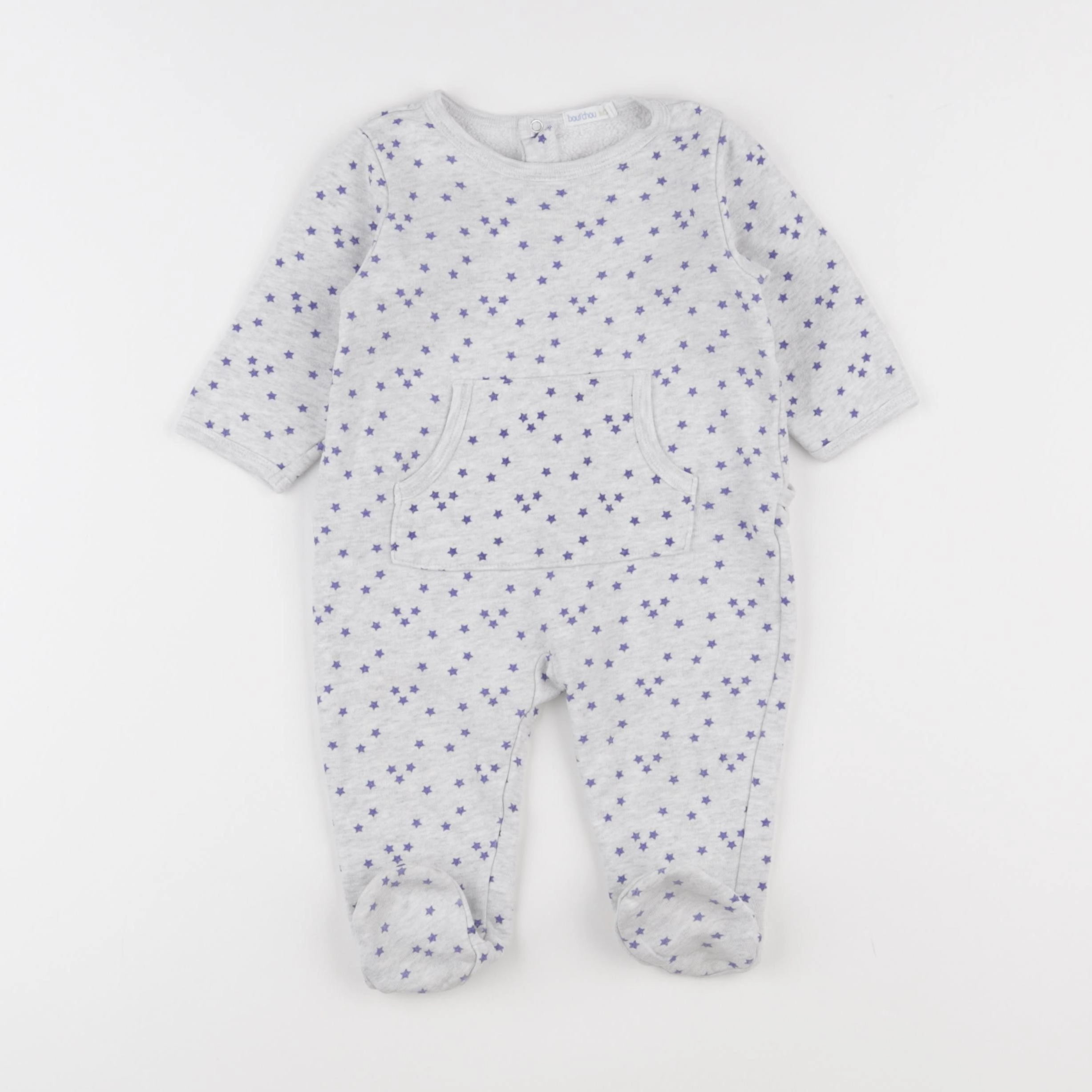 Boutchou - pyjama coton gris - 6 mois