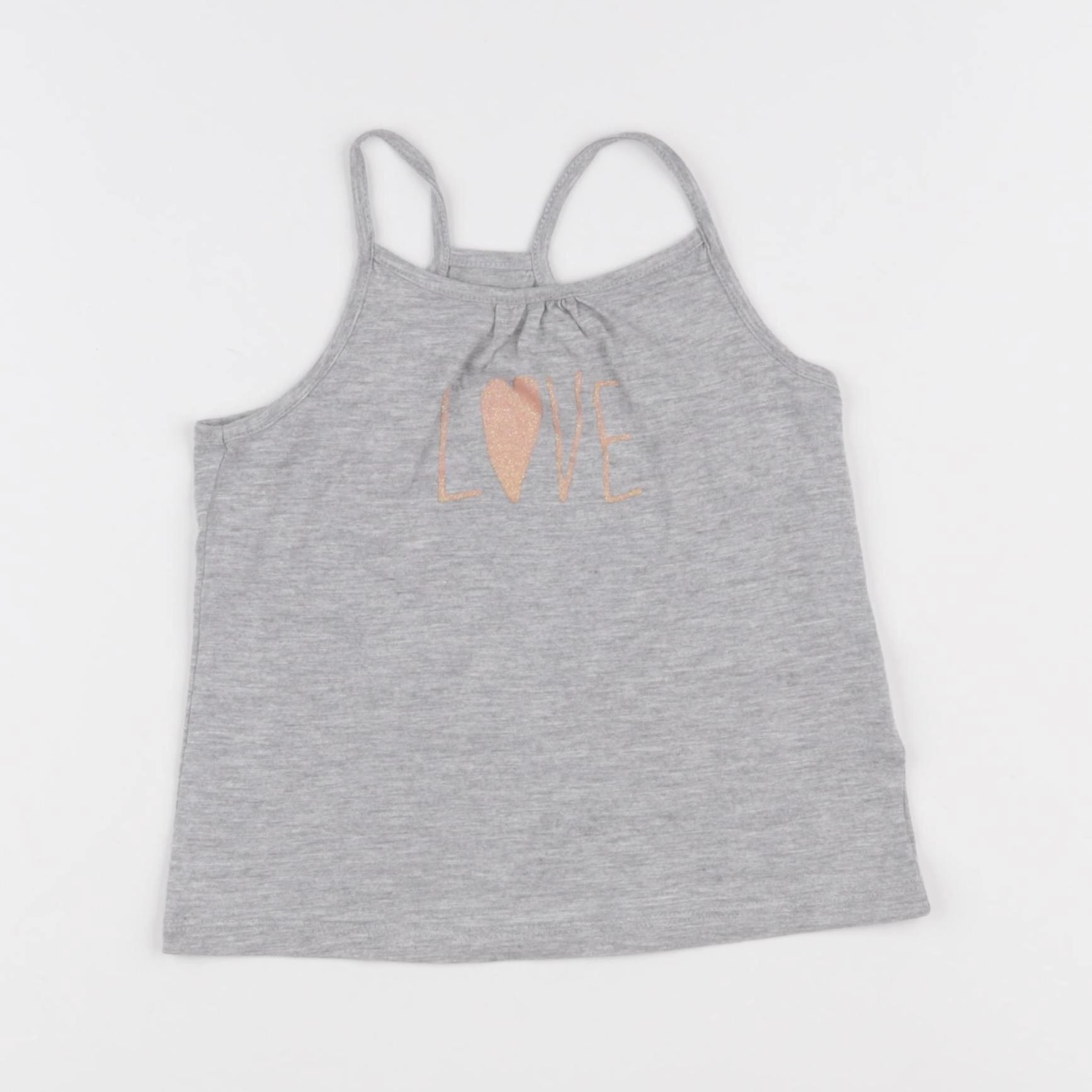 Vertbaudet - débardeur gris - 2 ans