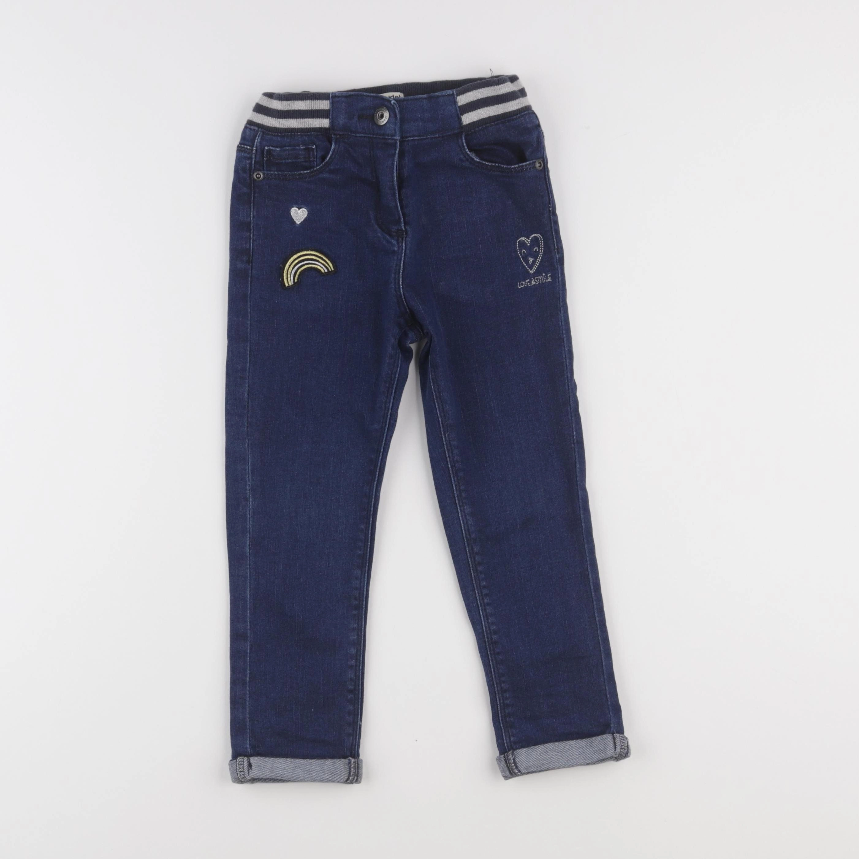 Vertbaudet - jean bleu - 4 ans
