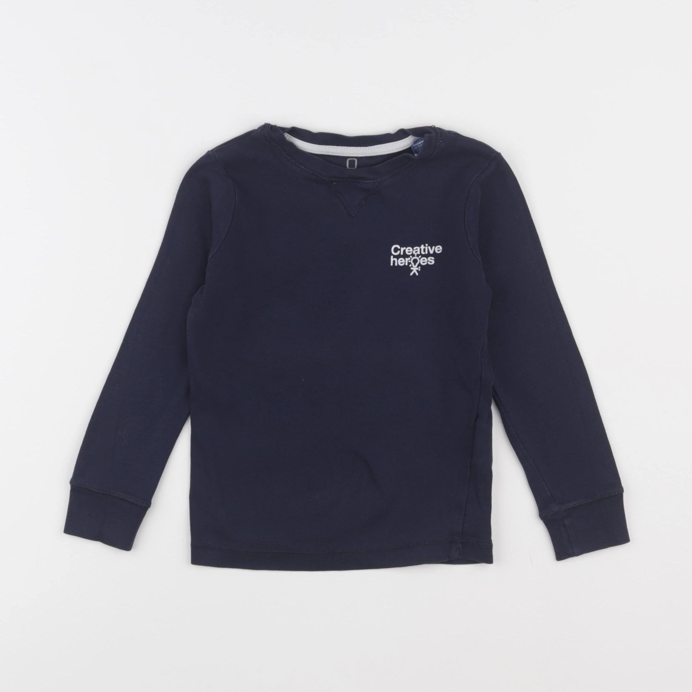Okaidi - tee-shirt bleu - 4 ans