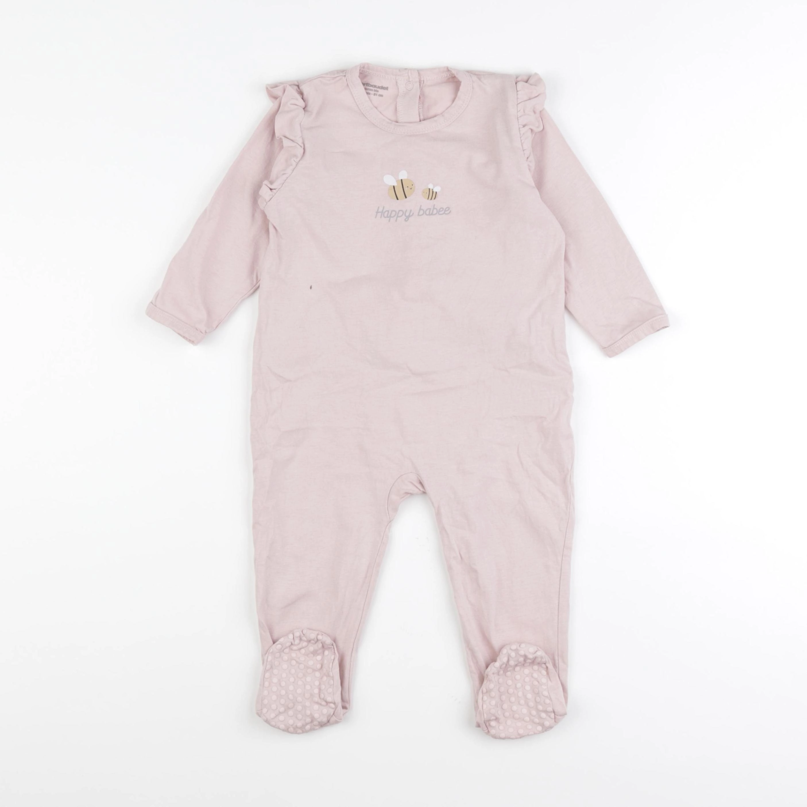 Vertbaudet - pyjama coton rose - 18 mois