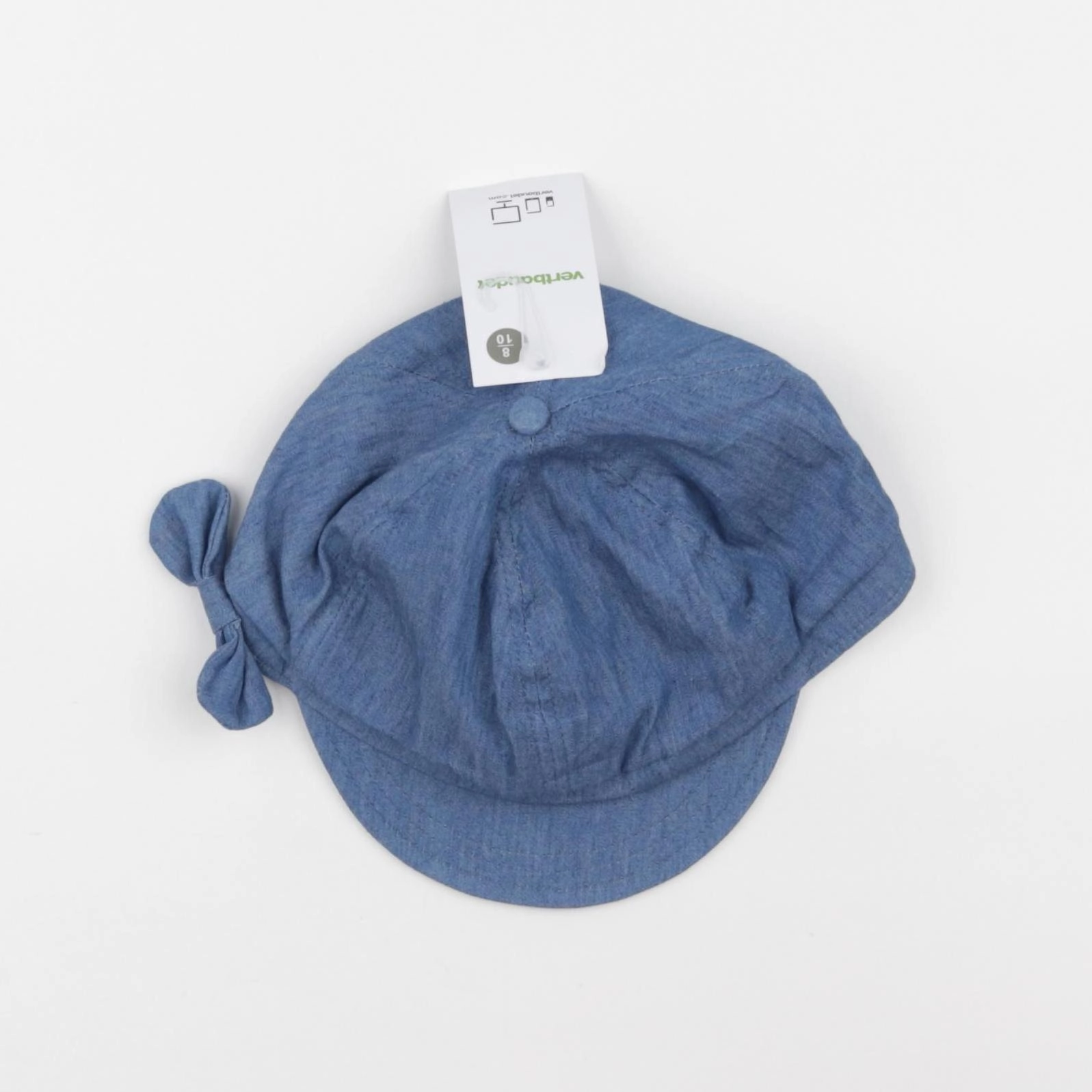 Vertbaudet - casquette bleu - 8/10 ans