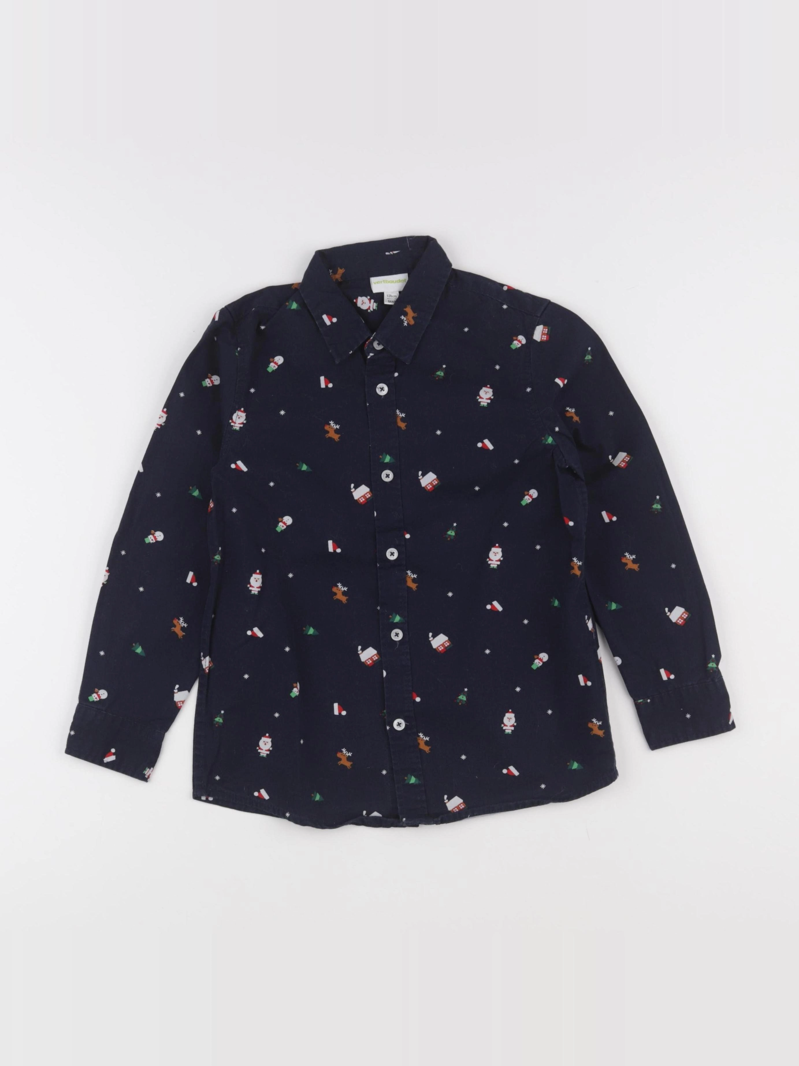 Vertbaudet - chemise bleu - 8 ans