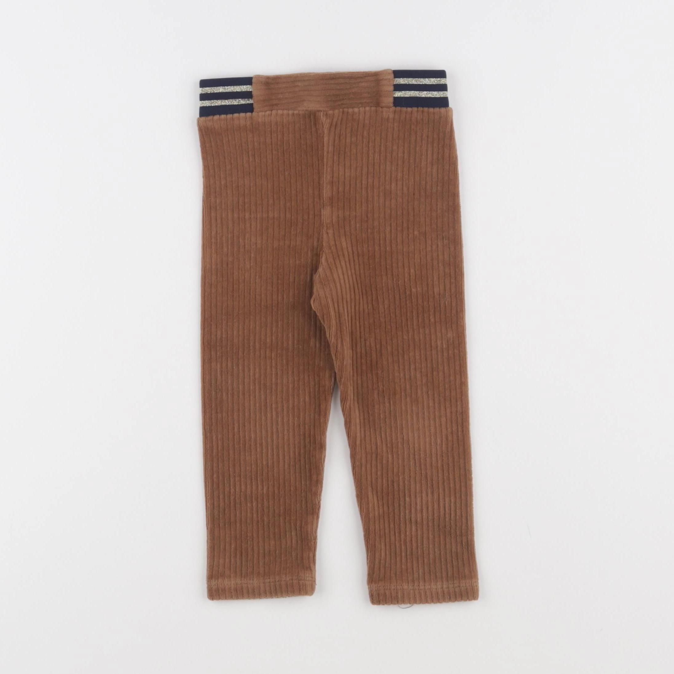 Vertbaudet - legging marron - 2 ans
