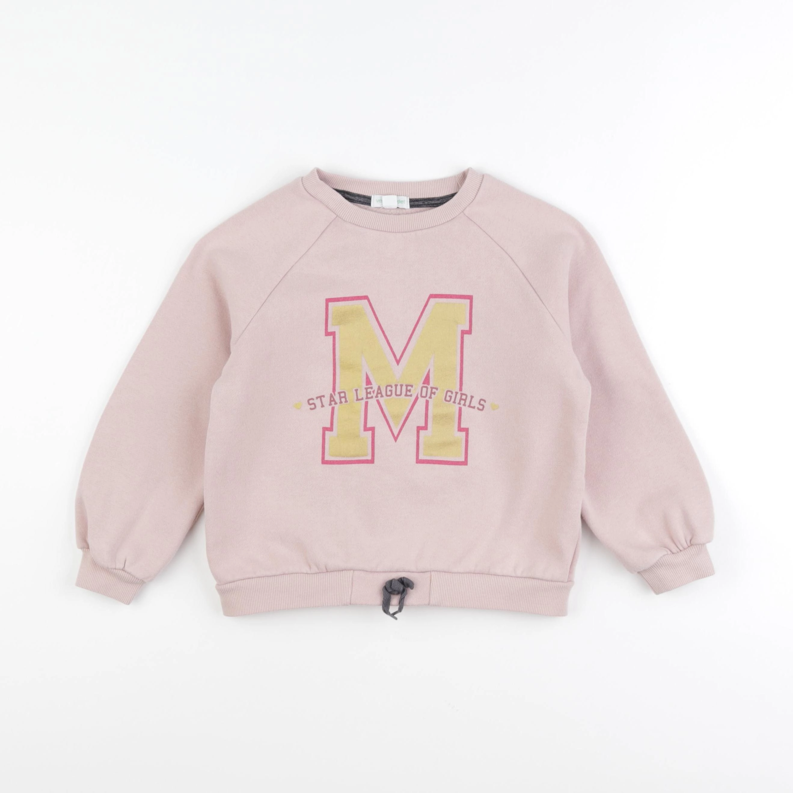 Vertbaudet - sweat rose - 5 ans