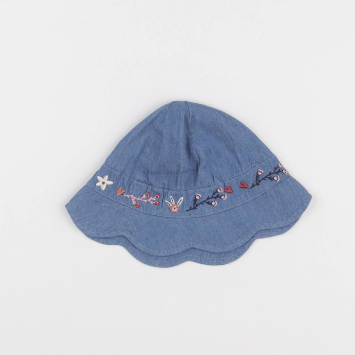 Vertbaudet - chapeau bleu - 3/6 mois