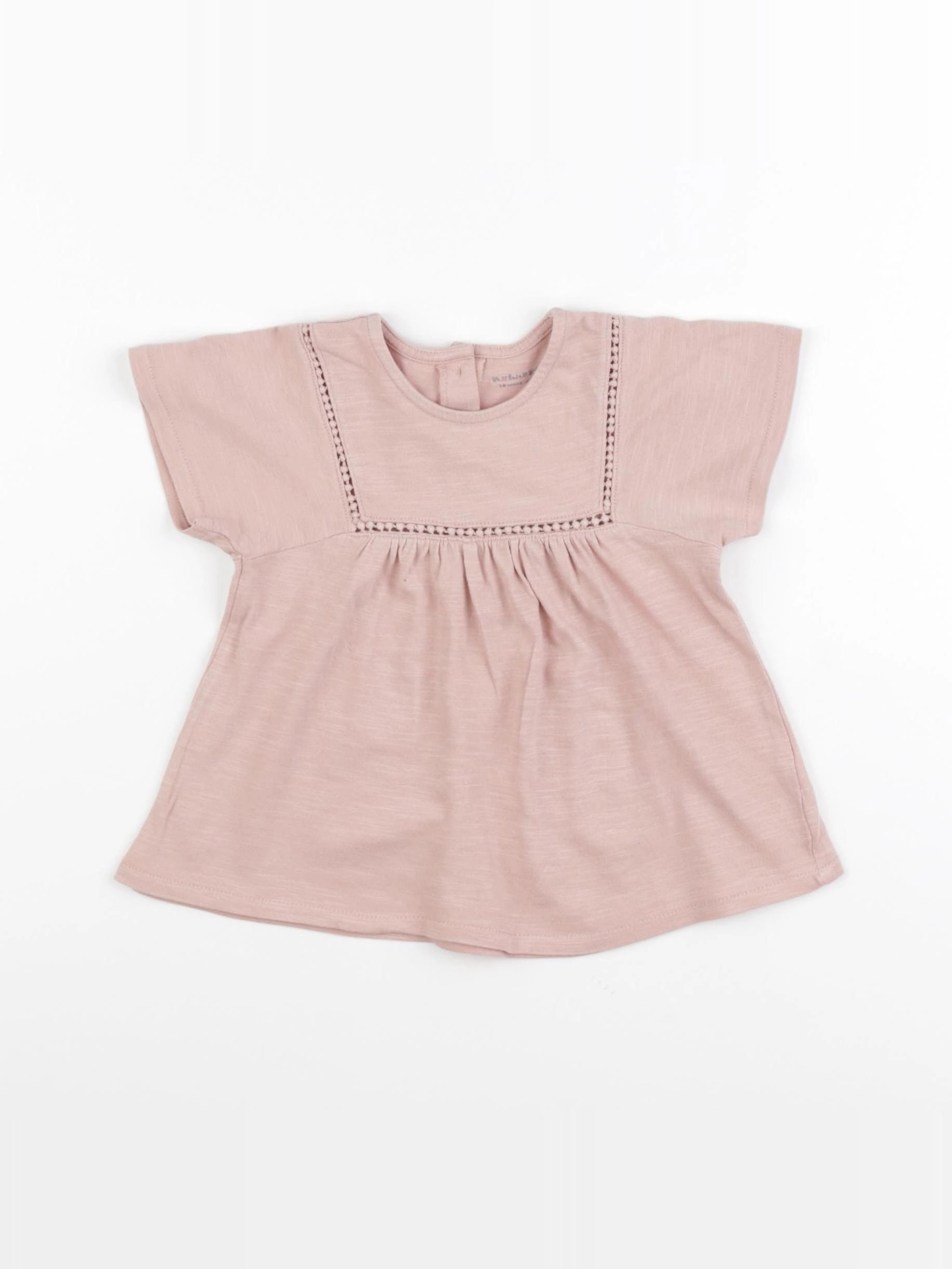 Vertbaudet - tee-shirt rose - 18 mois