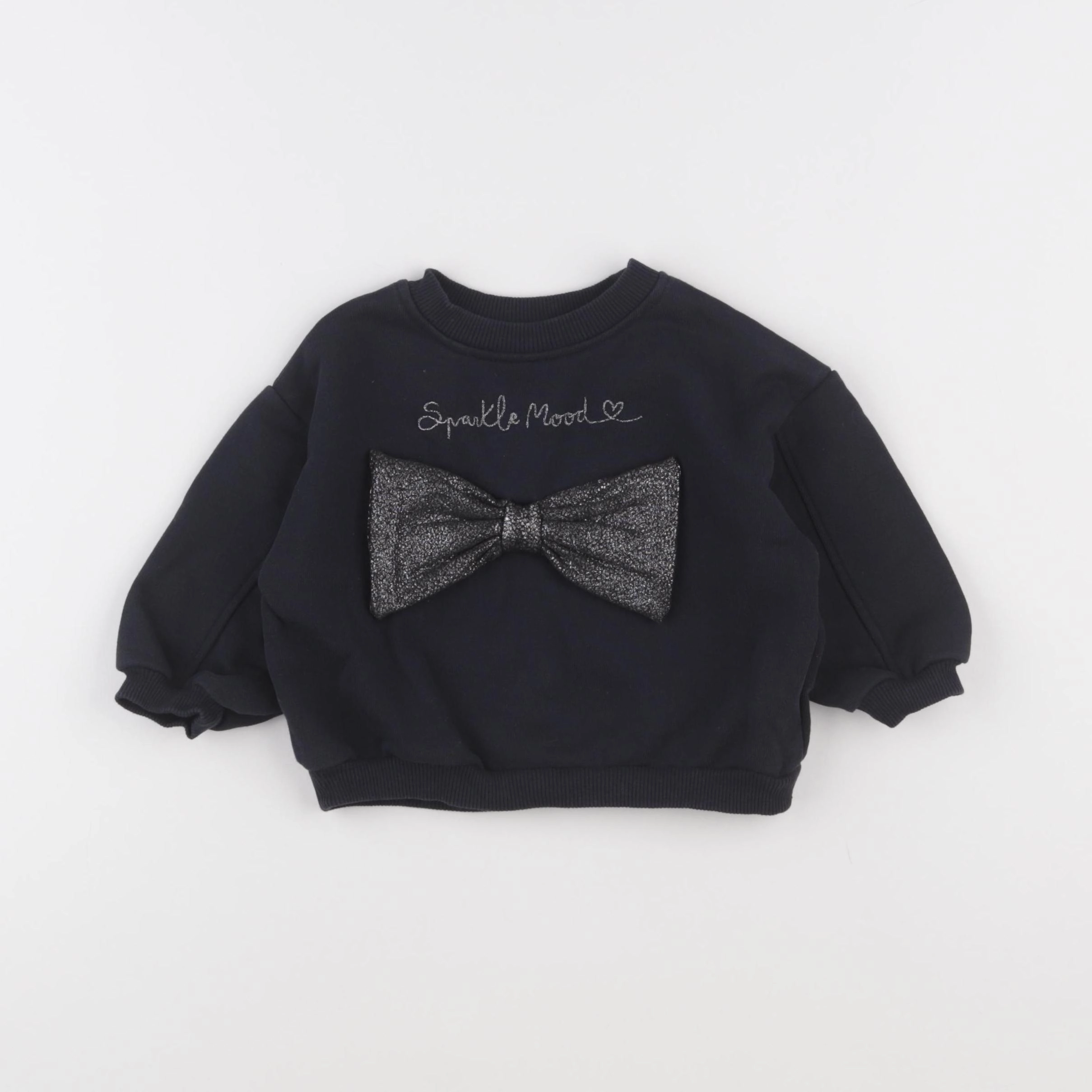 Zara - sweat bleu - 12/18 mois