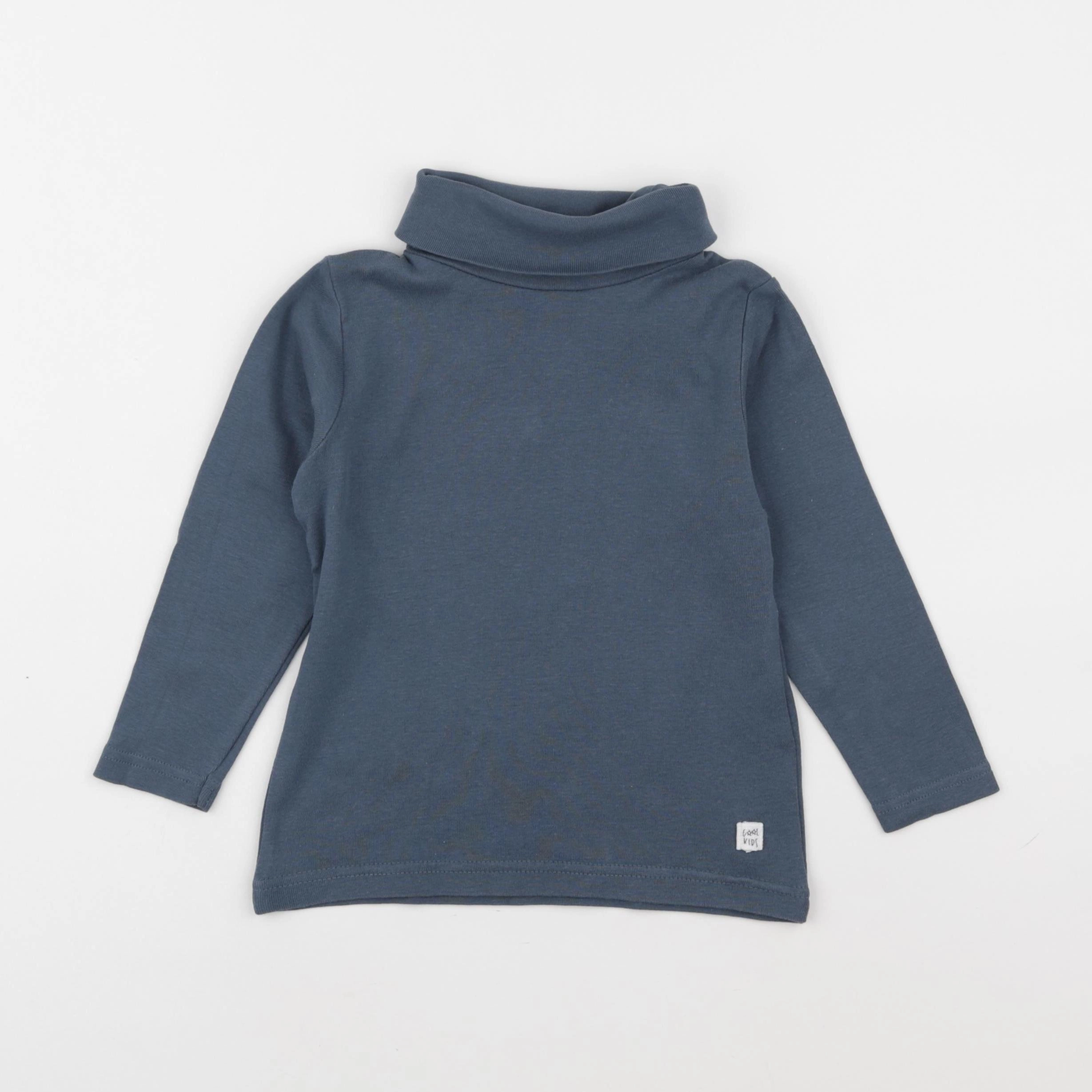 Vertbaudet - sous-pull bleu - 4 ans
