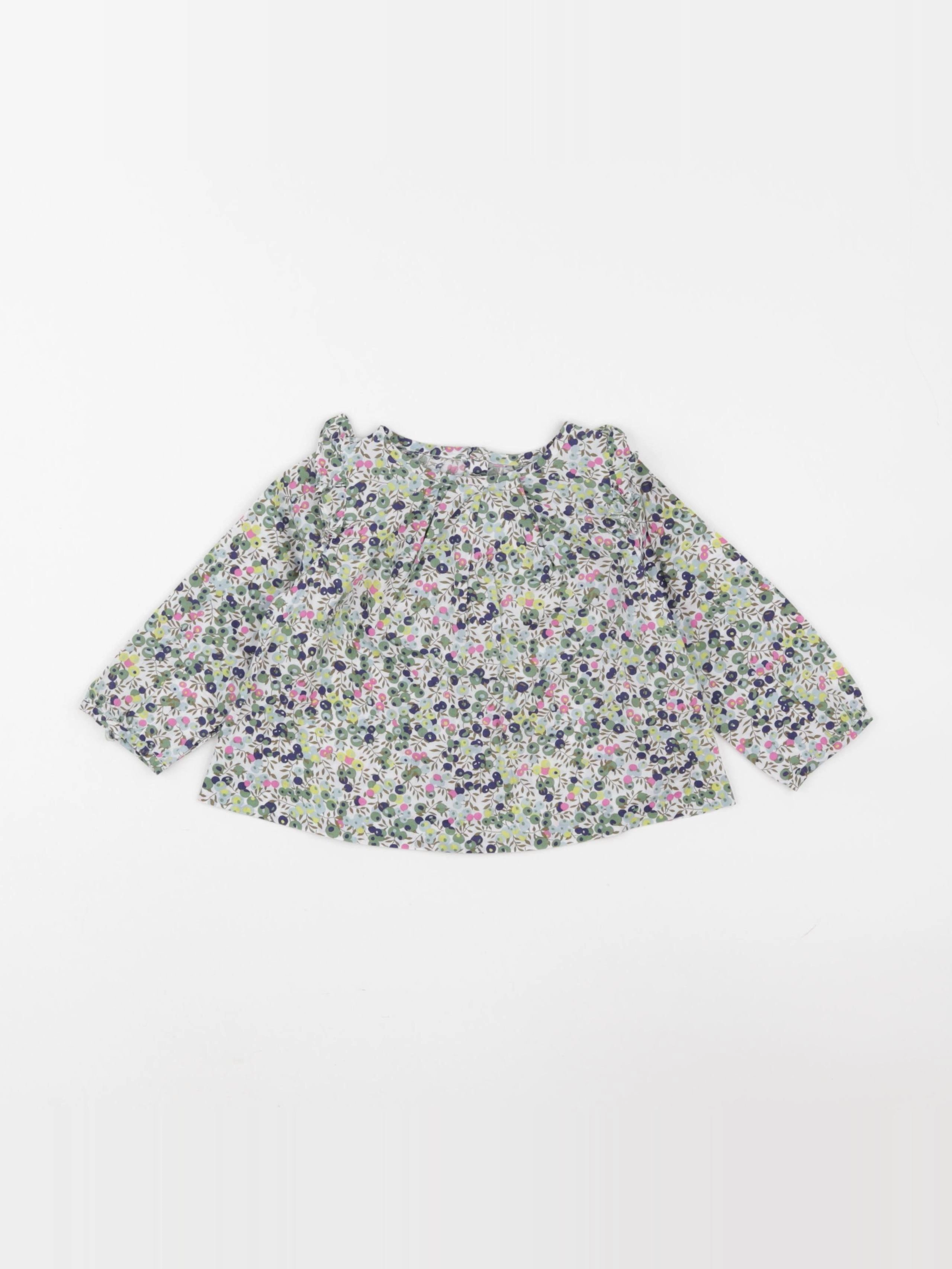 Jacadi - blouse vert - 12 mois