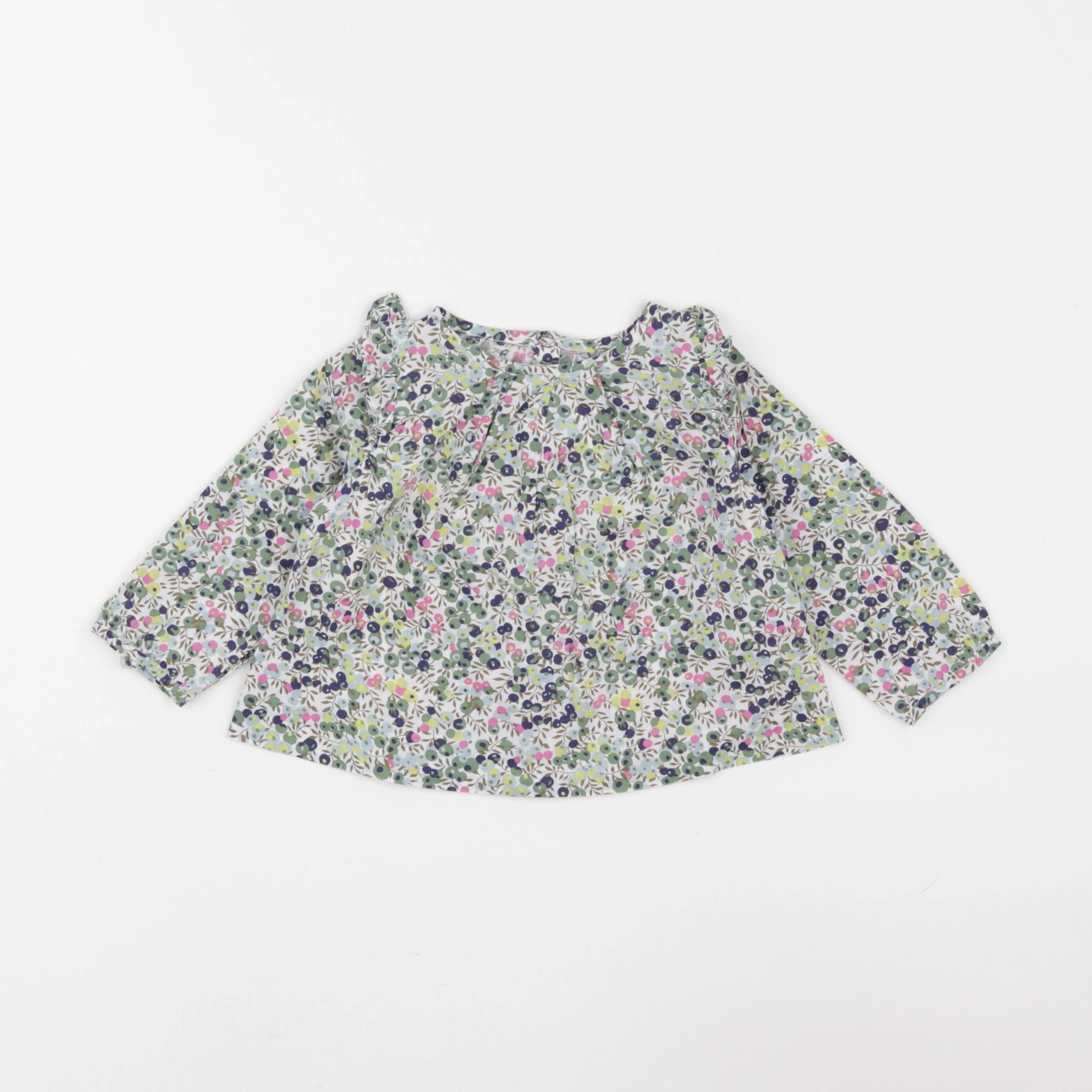 Jacadi - blouse vert - 12 mois