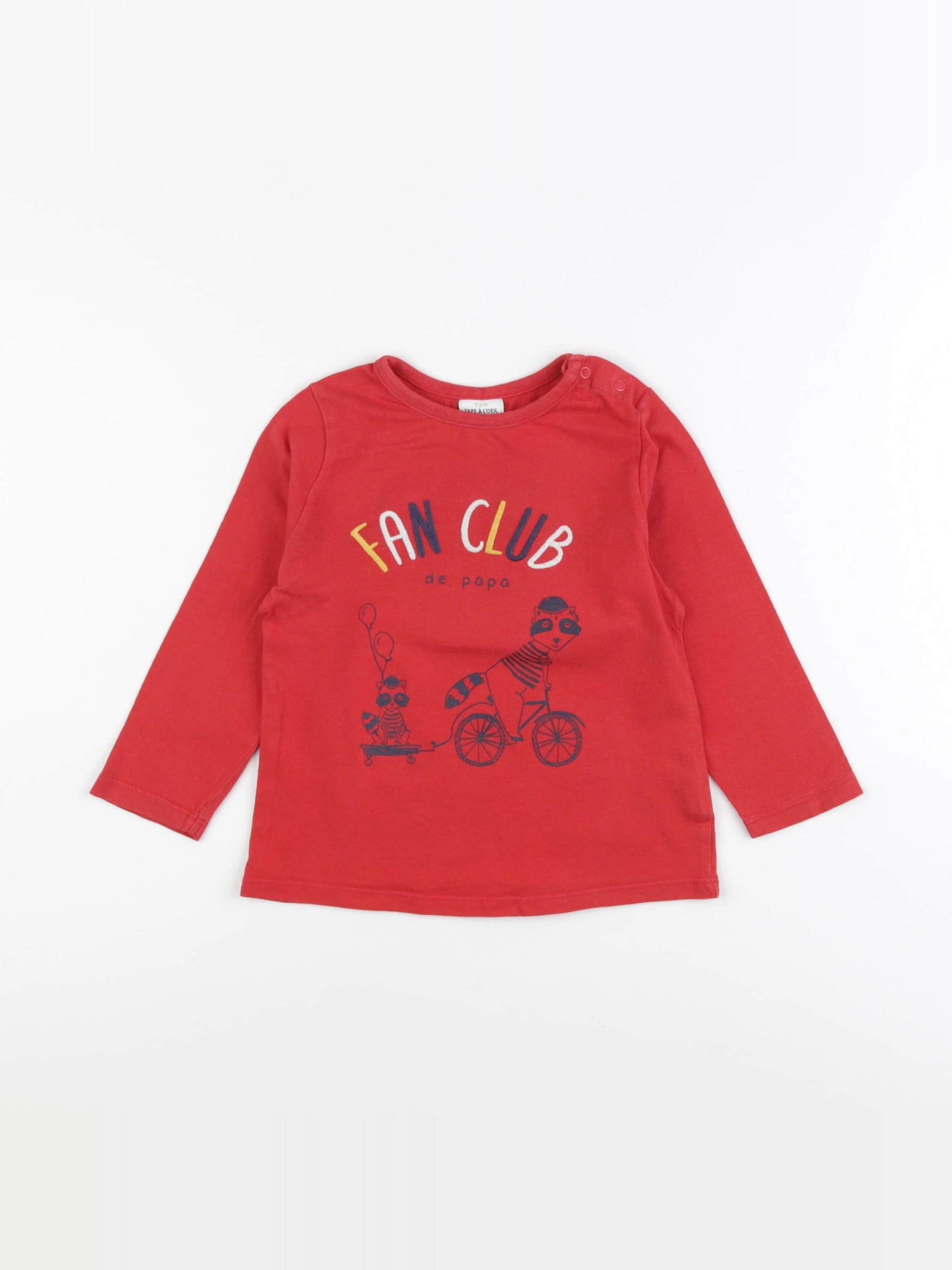 Tape à l'oeil - tee-shirt rouge - 24 mois