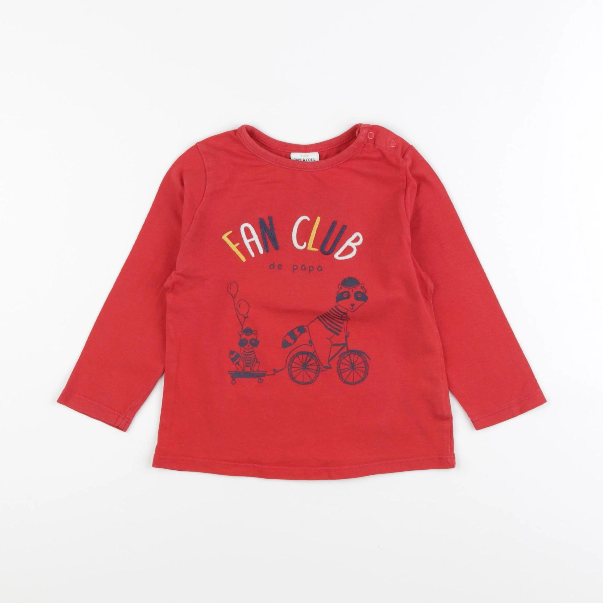 Tape à l'oeil - tee-shirt rouge - 24 mois