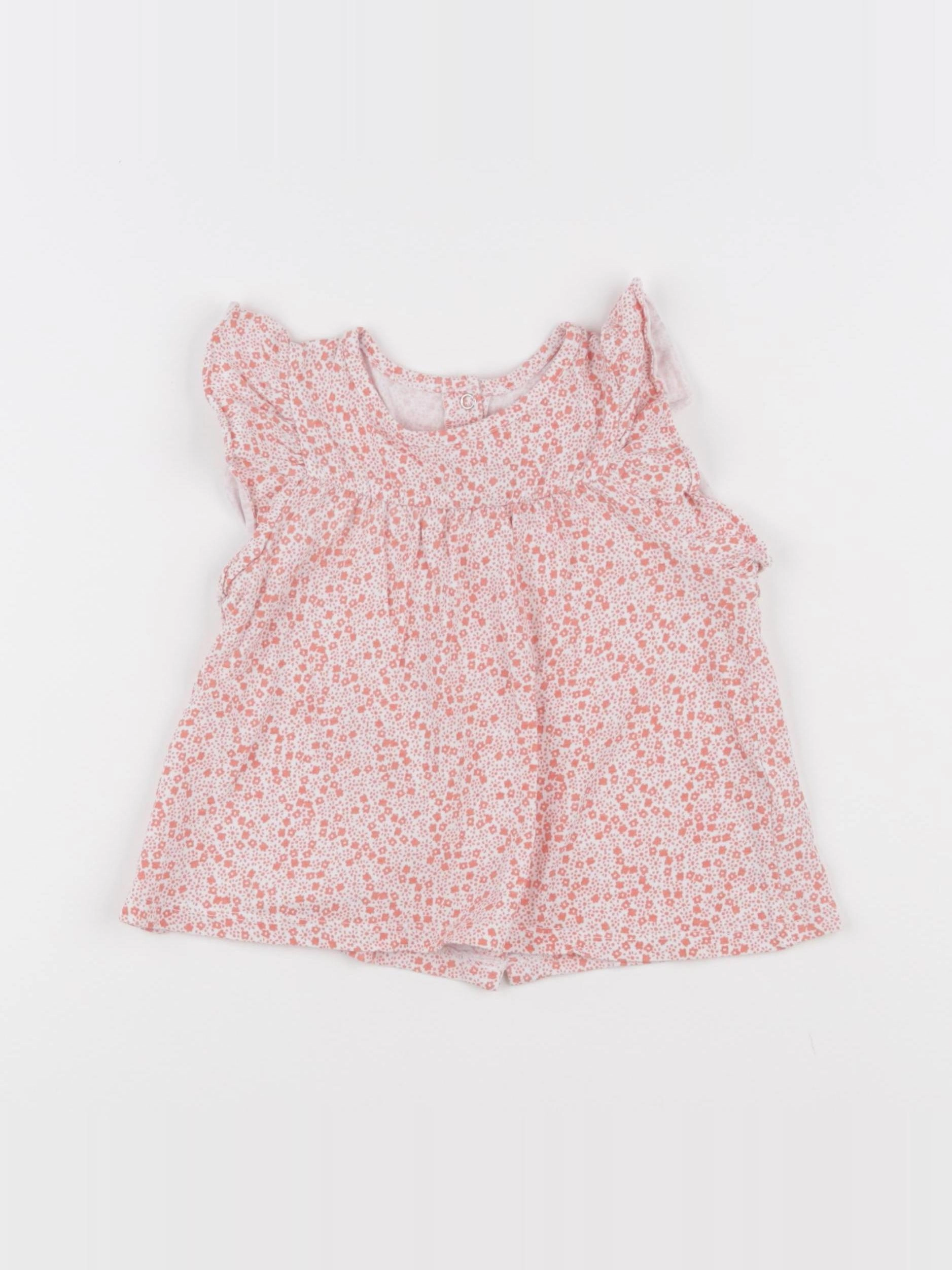 Vertbaudet - tee-shirt orange - 36 mois