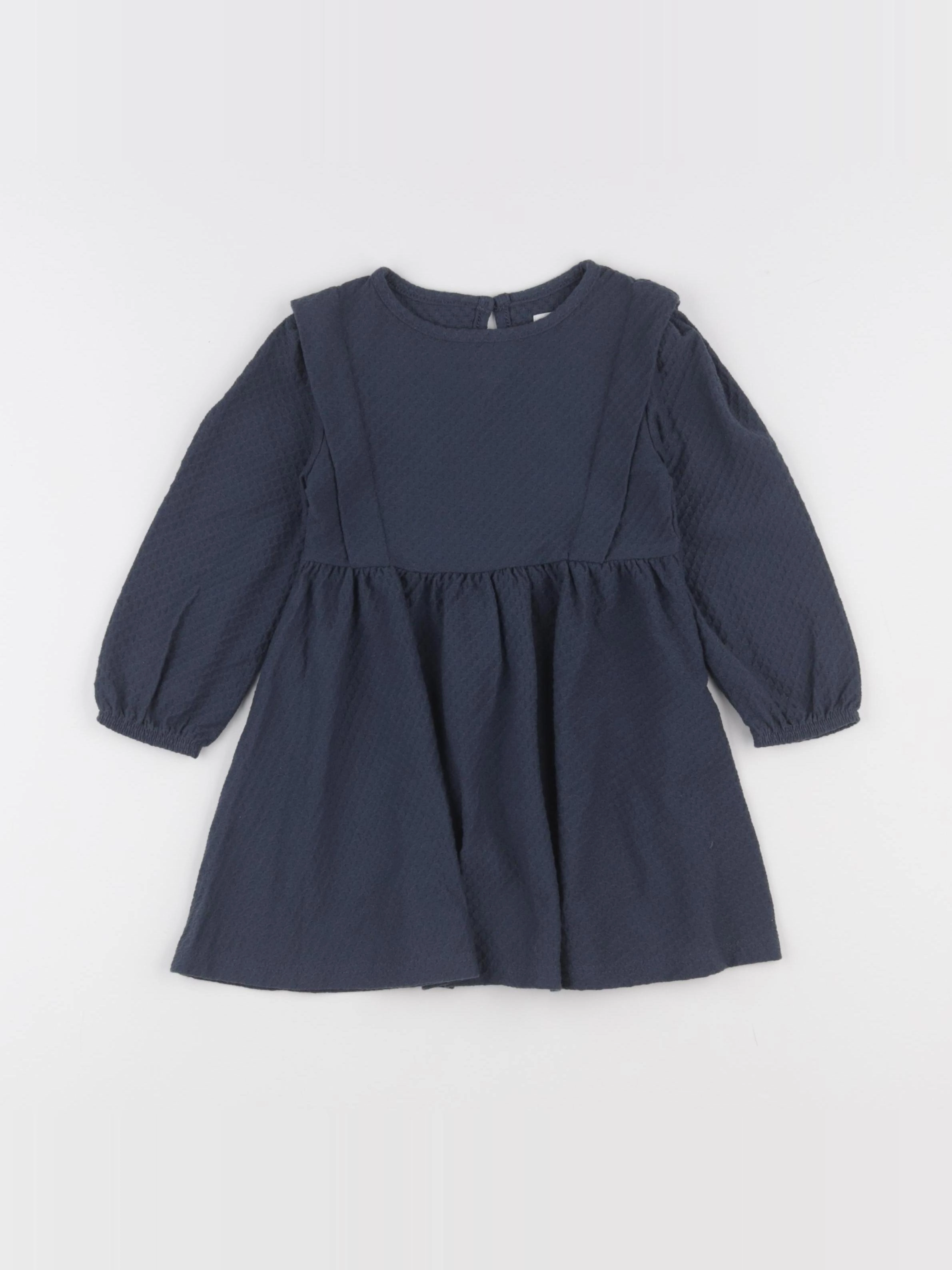 Vertbaudet - robe gris - 2 ans