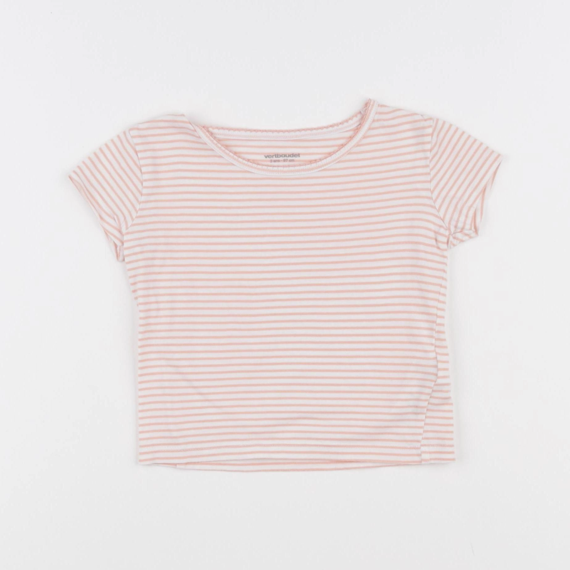Vertbaudet - maillot de corps orange - 3 ans