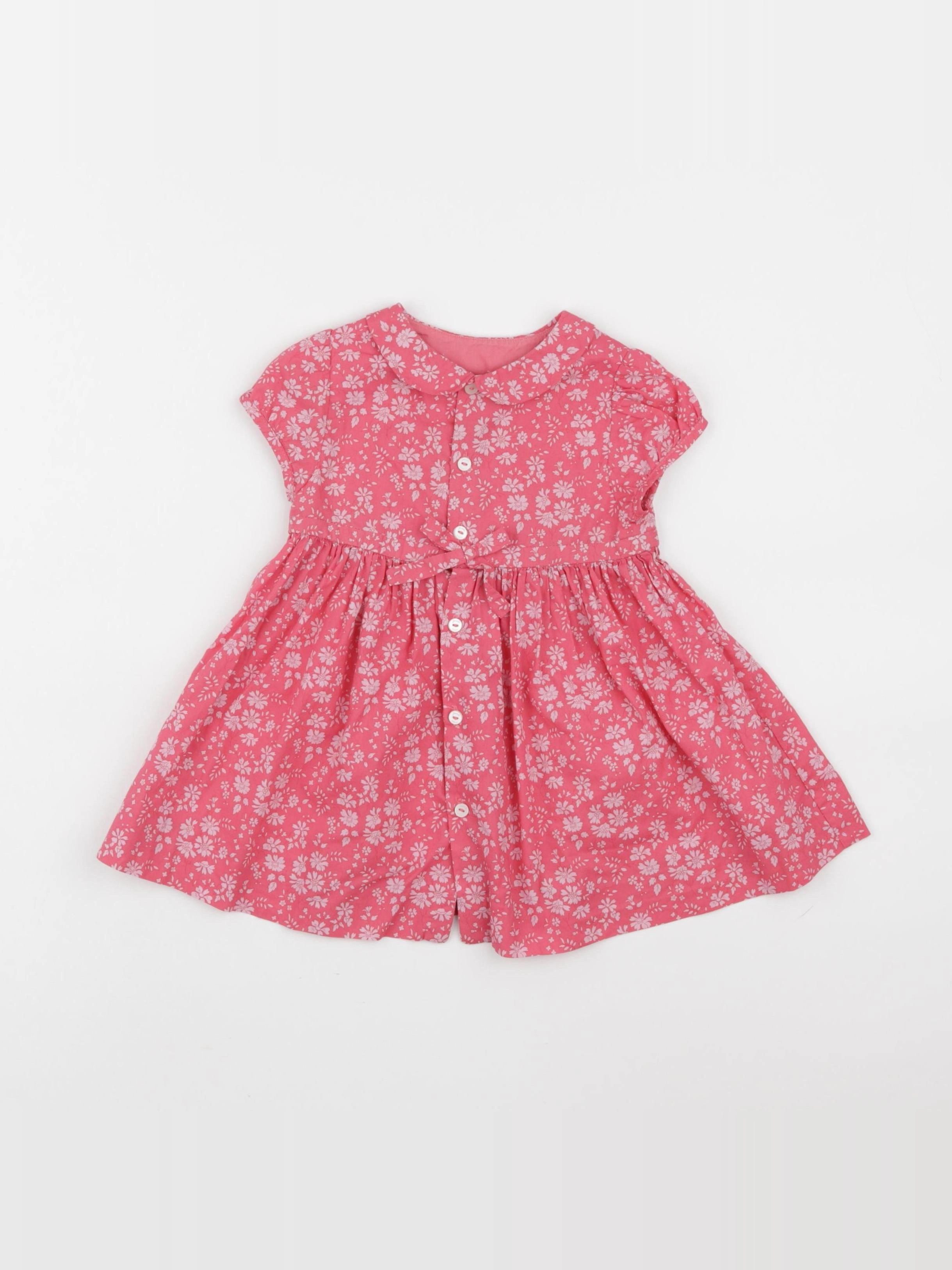 Jacadi - robe liberty rose - 12 mois