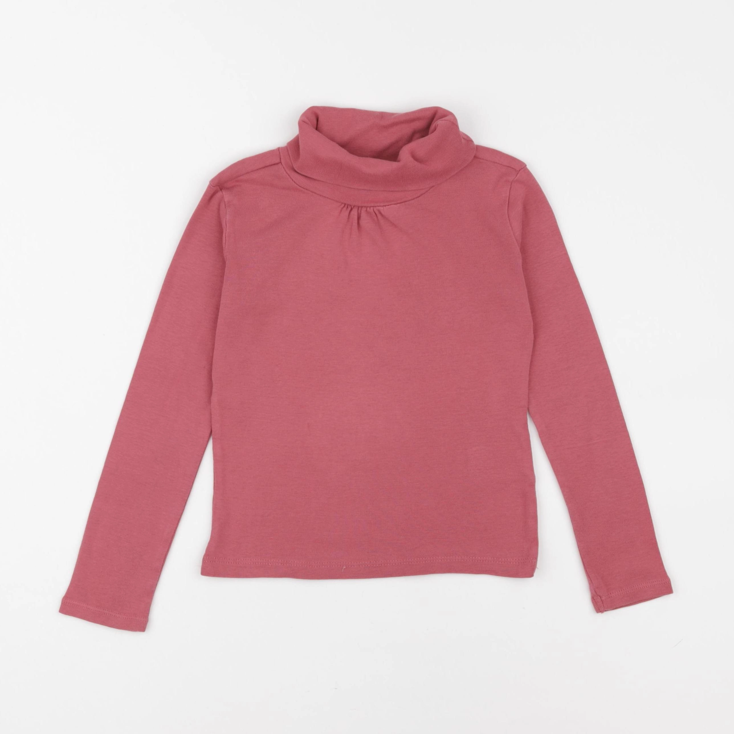 Vertbaudet - sous-pull rose - 6 ans