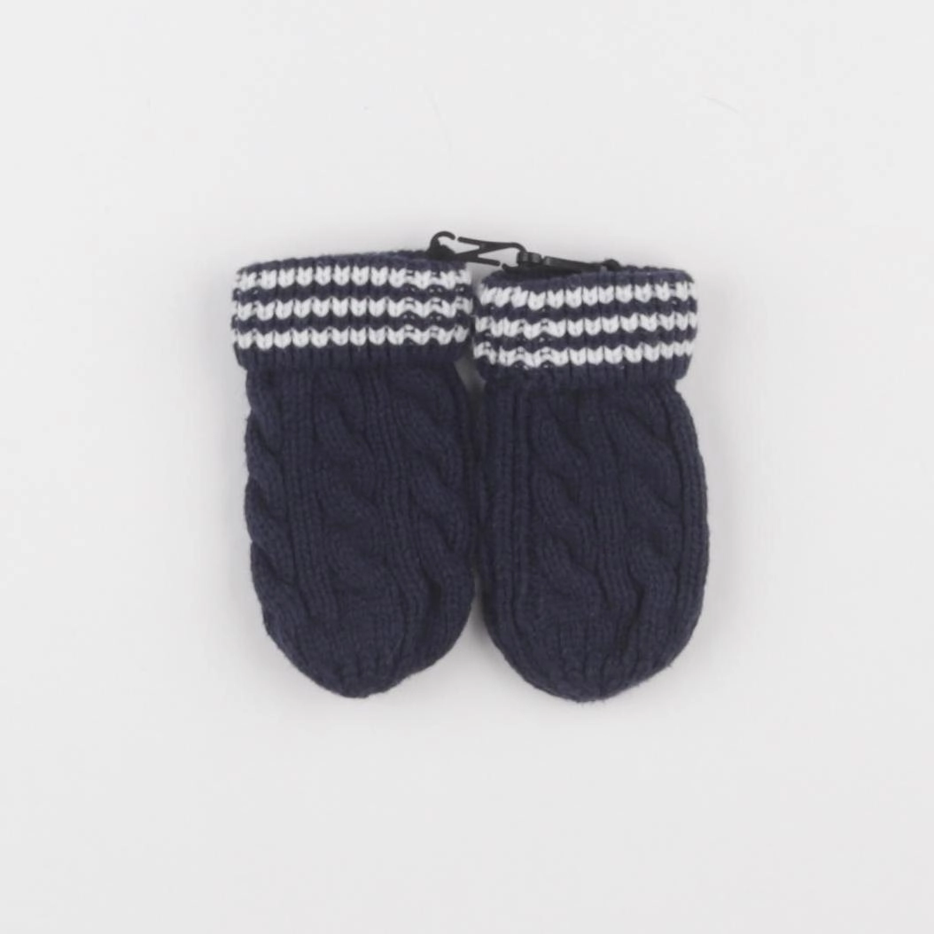 Vertbaudet - moufles bleu - 12/18 mois