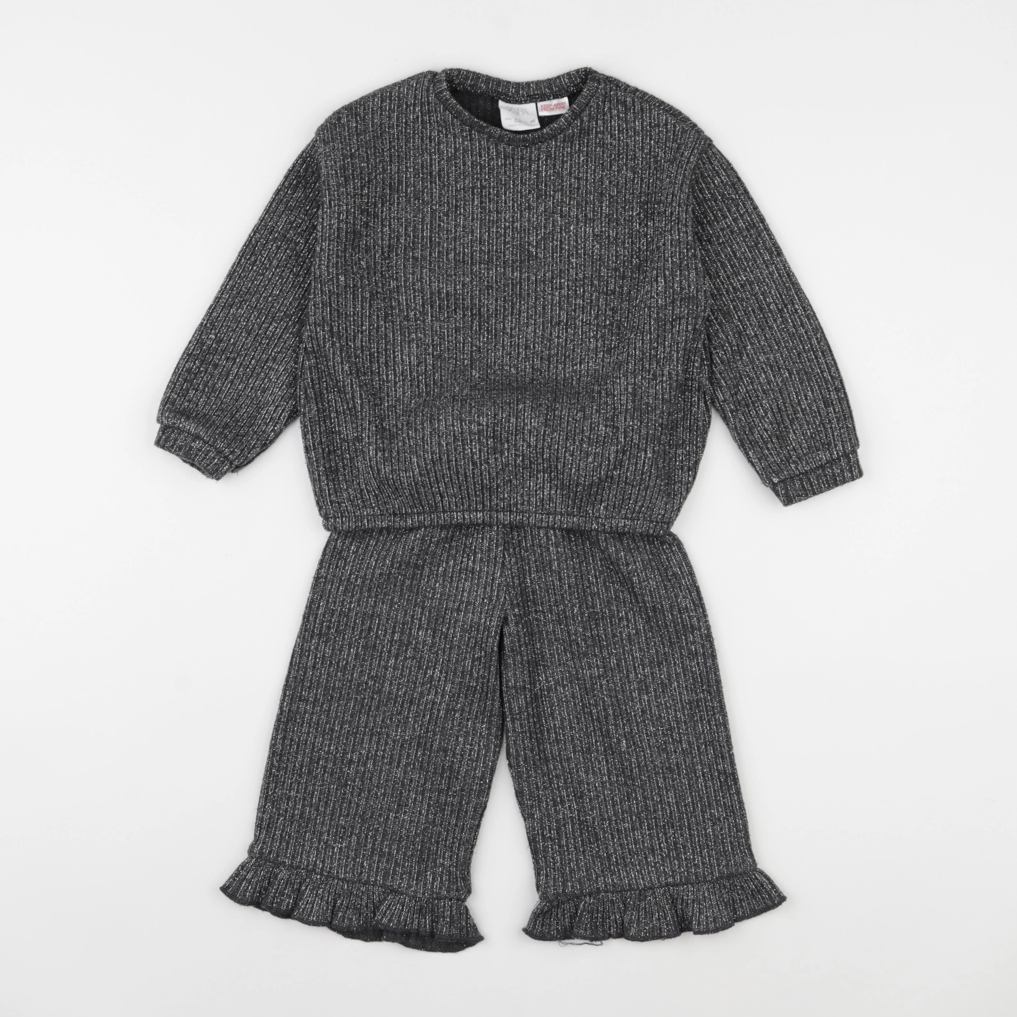 Zara - ensemble argent - 2/3 ans