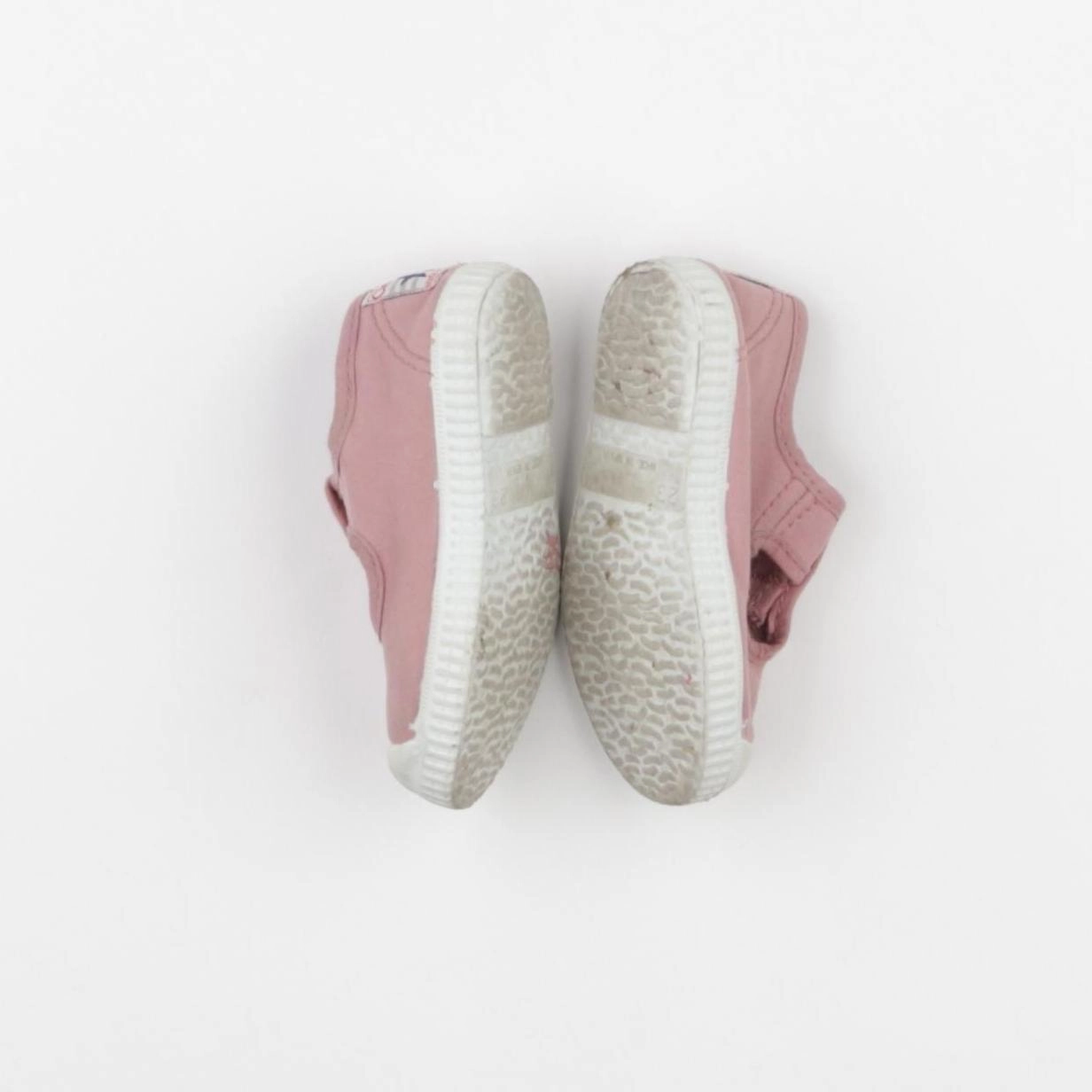 Cienta - tennis à scratch/ lacets rose - pointure 23