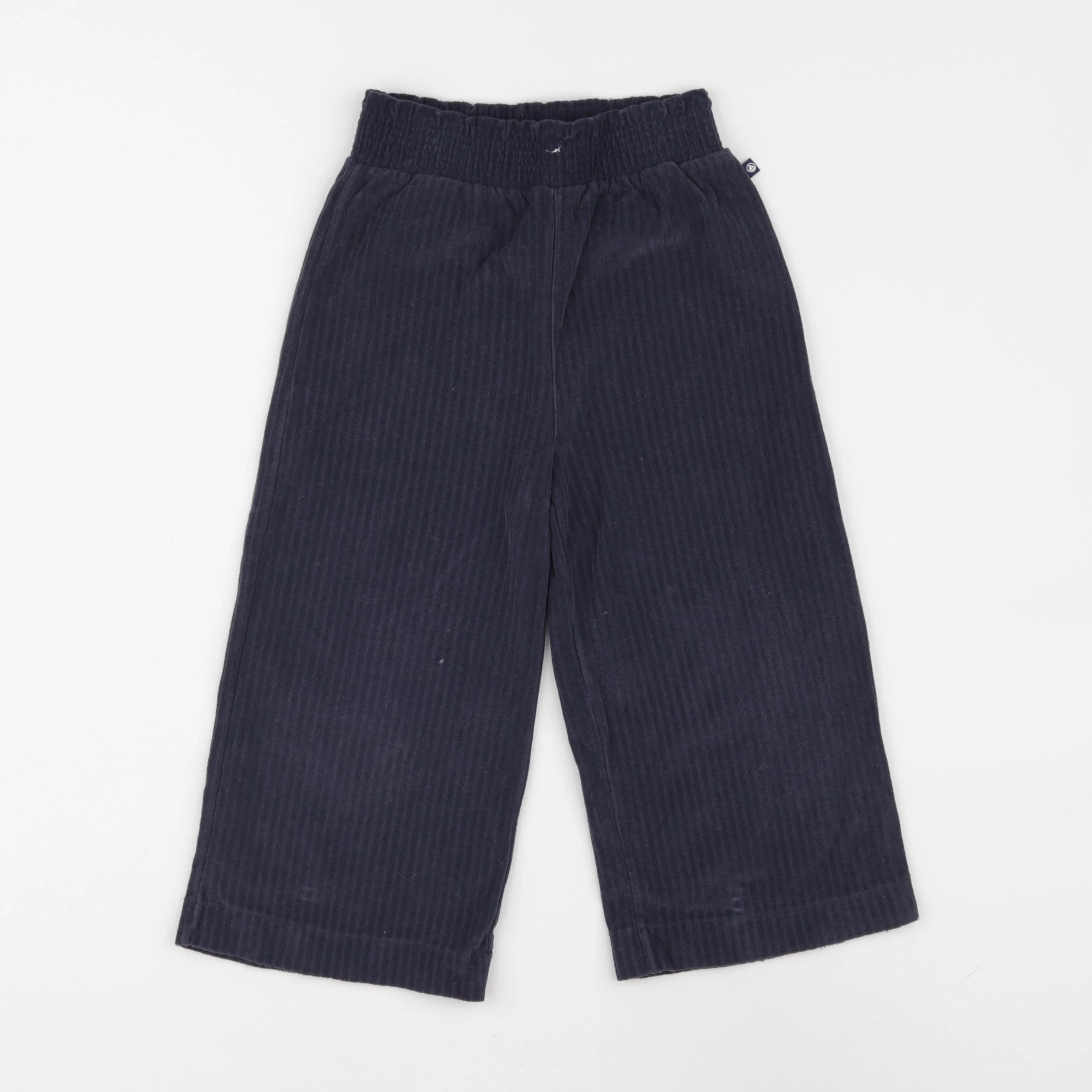 Petit Bateau - pantalon bleu - 5 ans