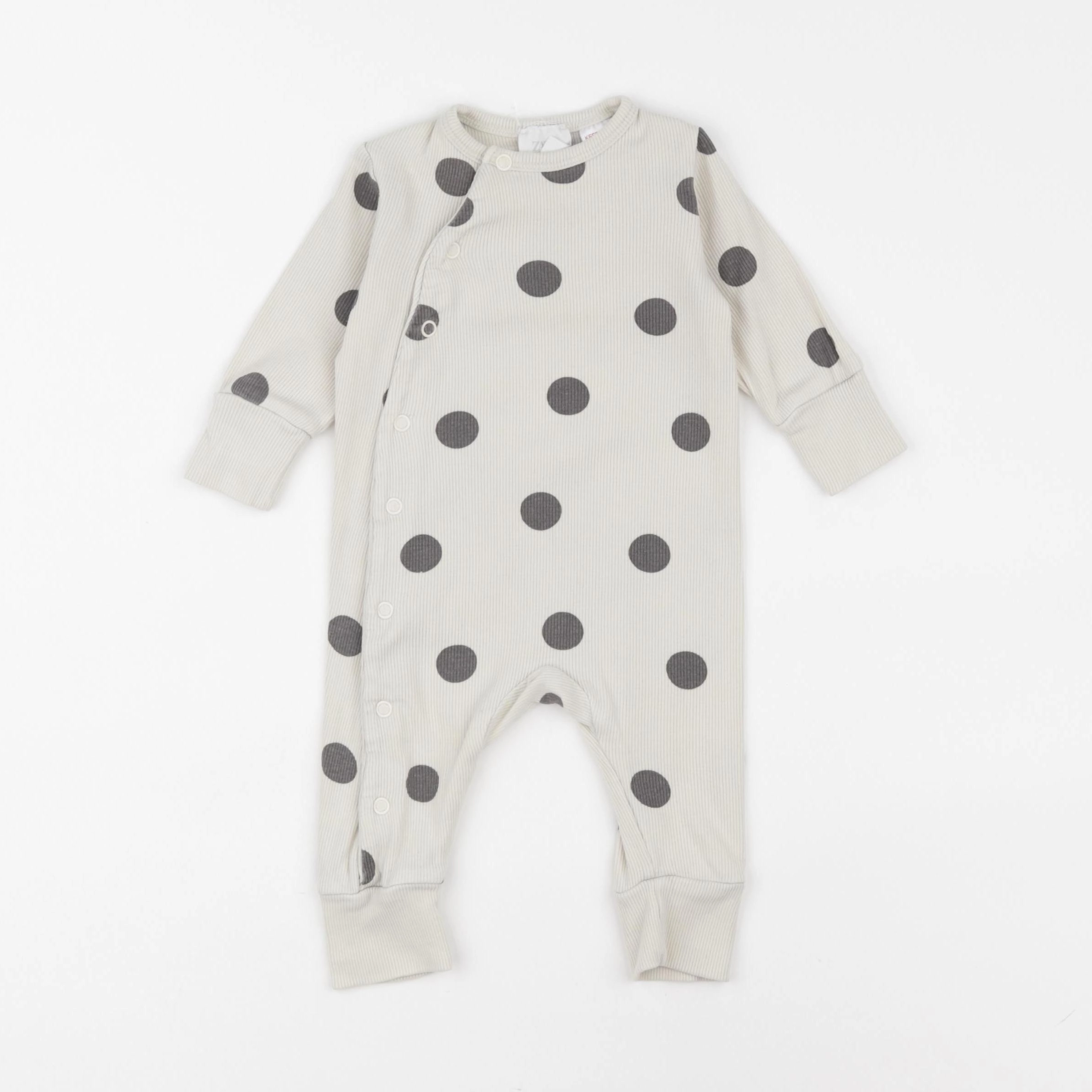Zara - pyjama coton beige - 1/3 mois