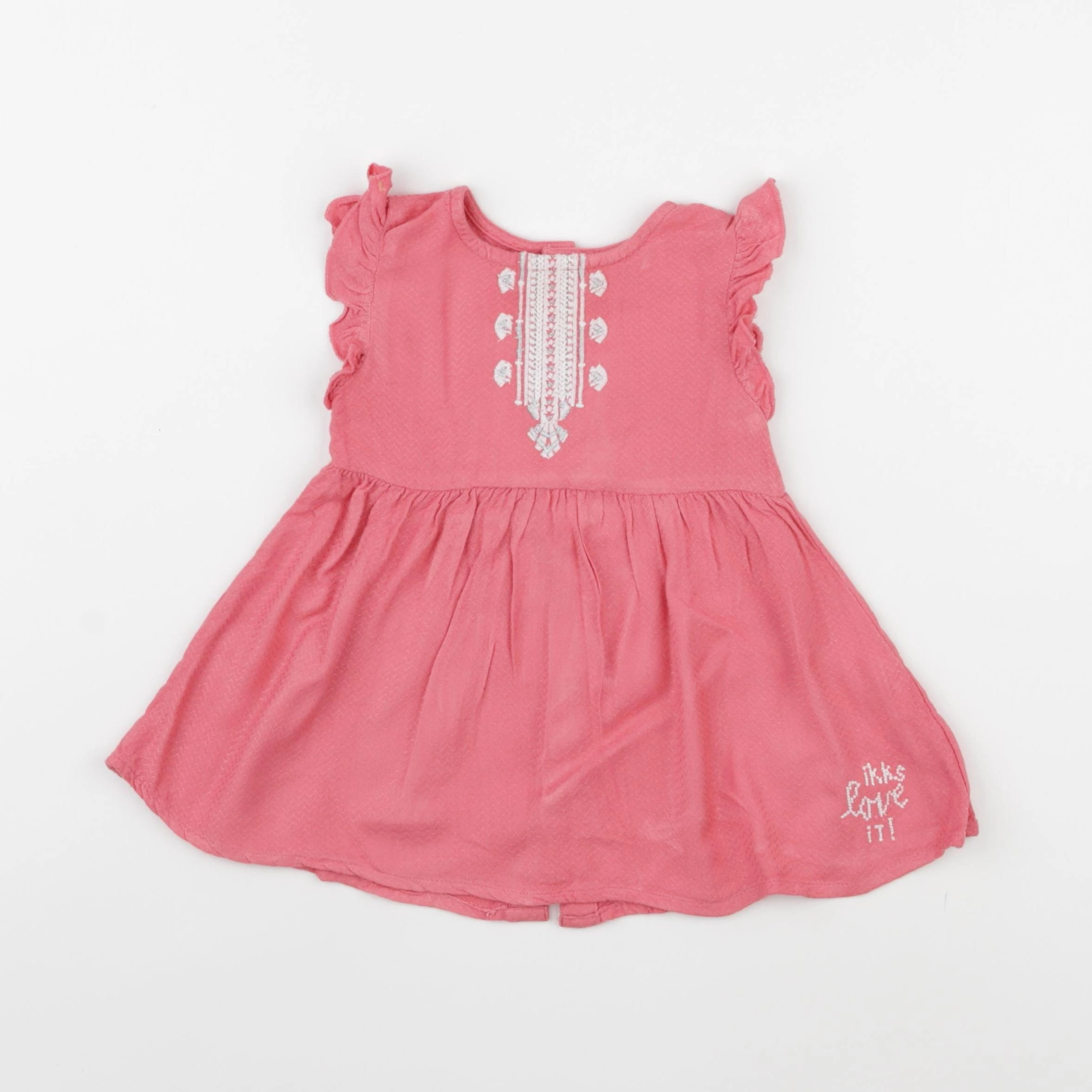 IKKS - robe rose - 6 mois