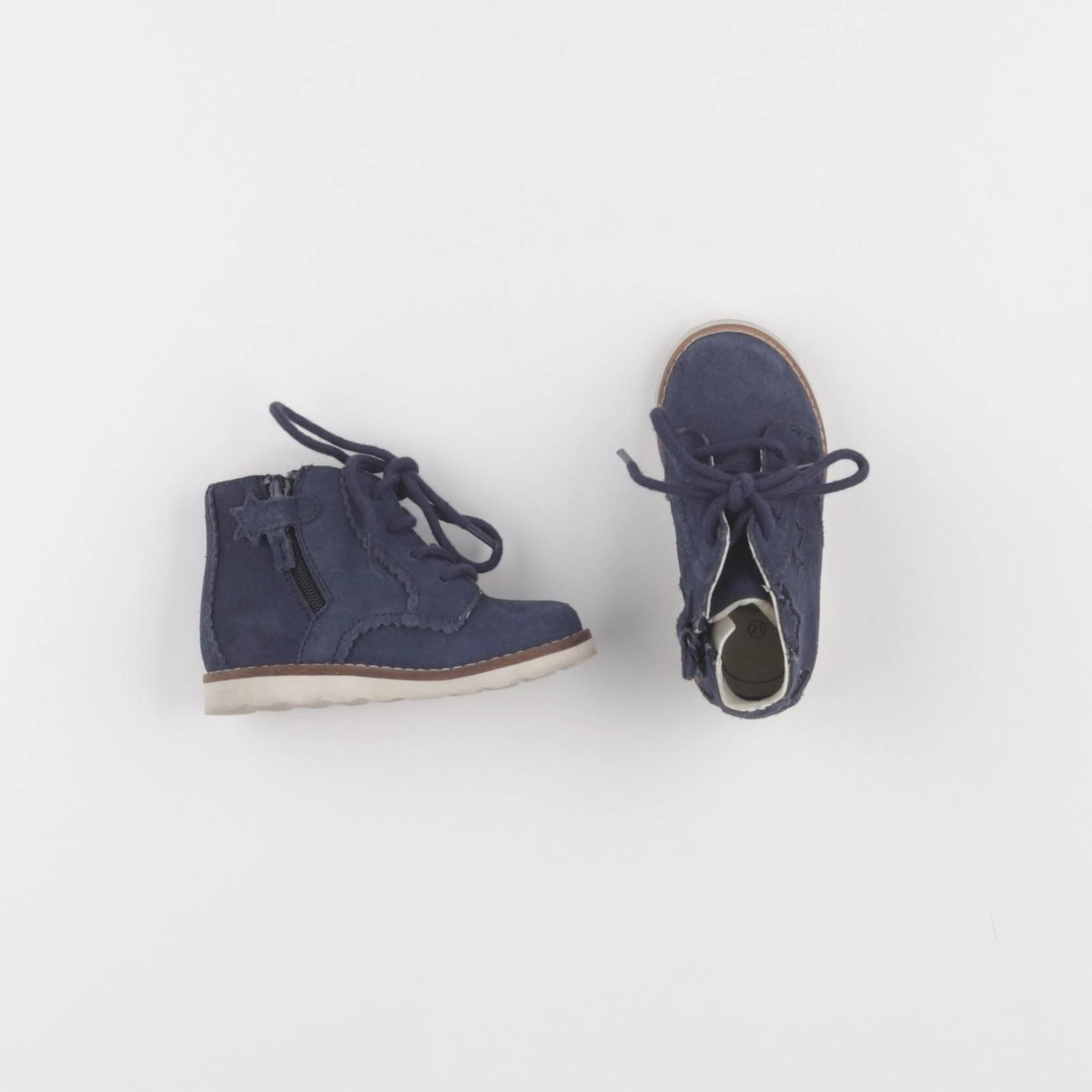 Vertbaudet - bottillons bleu - pointure 21